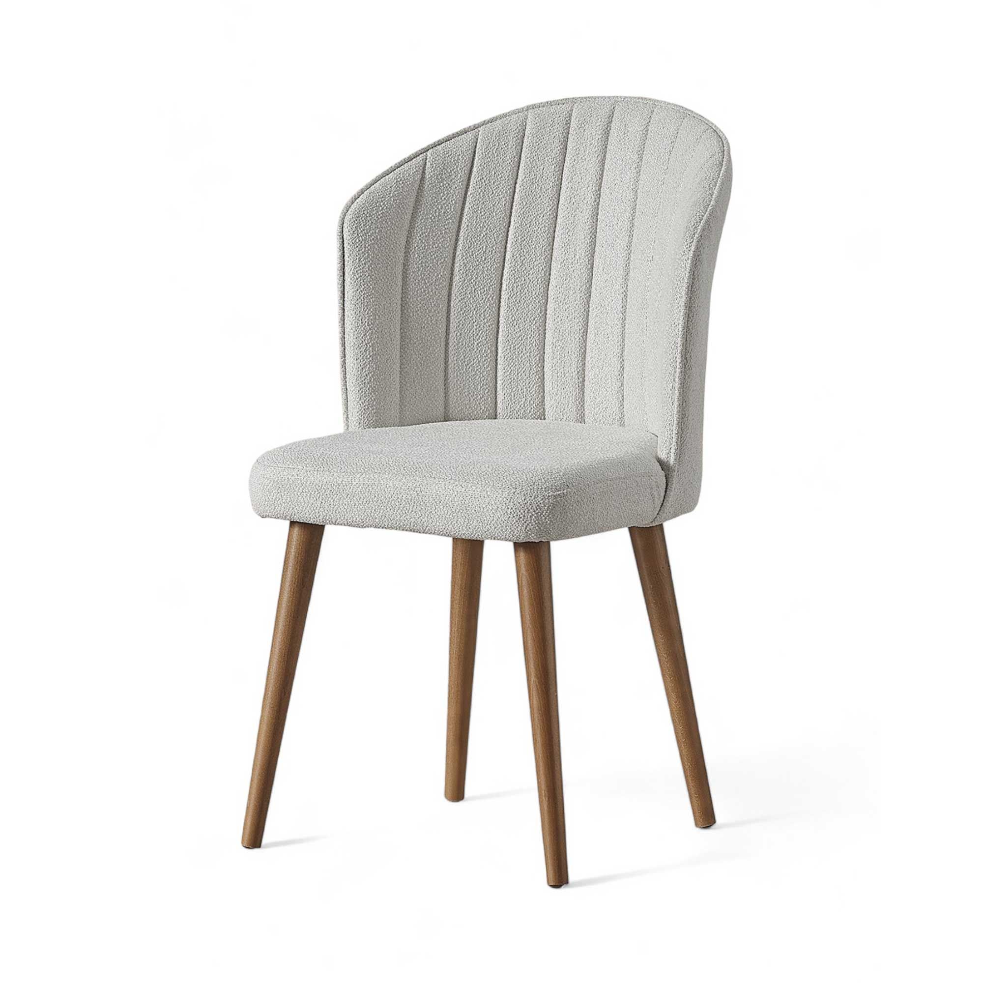 Stolička Rubi – Krémová/Orech