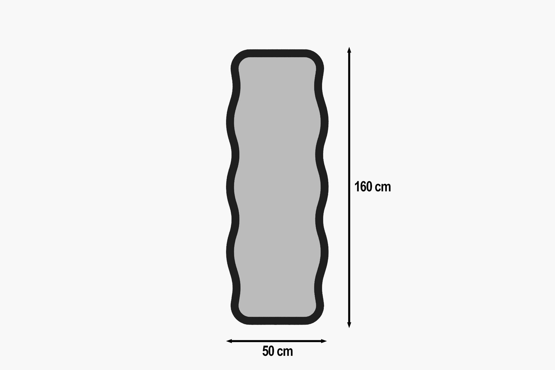 Stojanové Zrkadlo Aror – Čierna