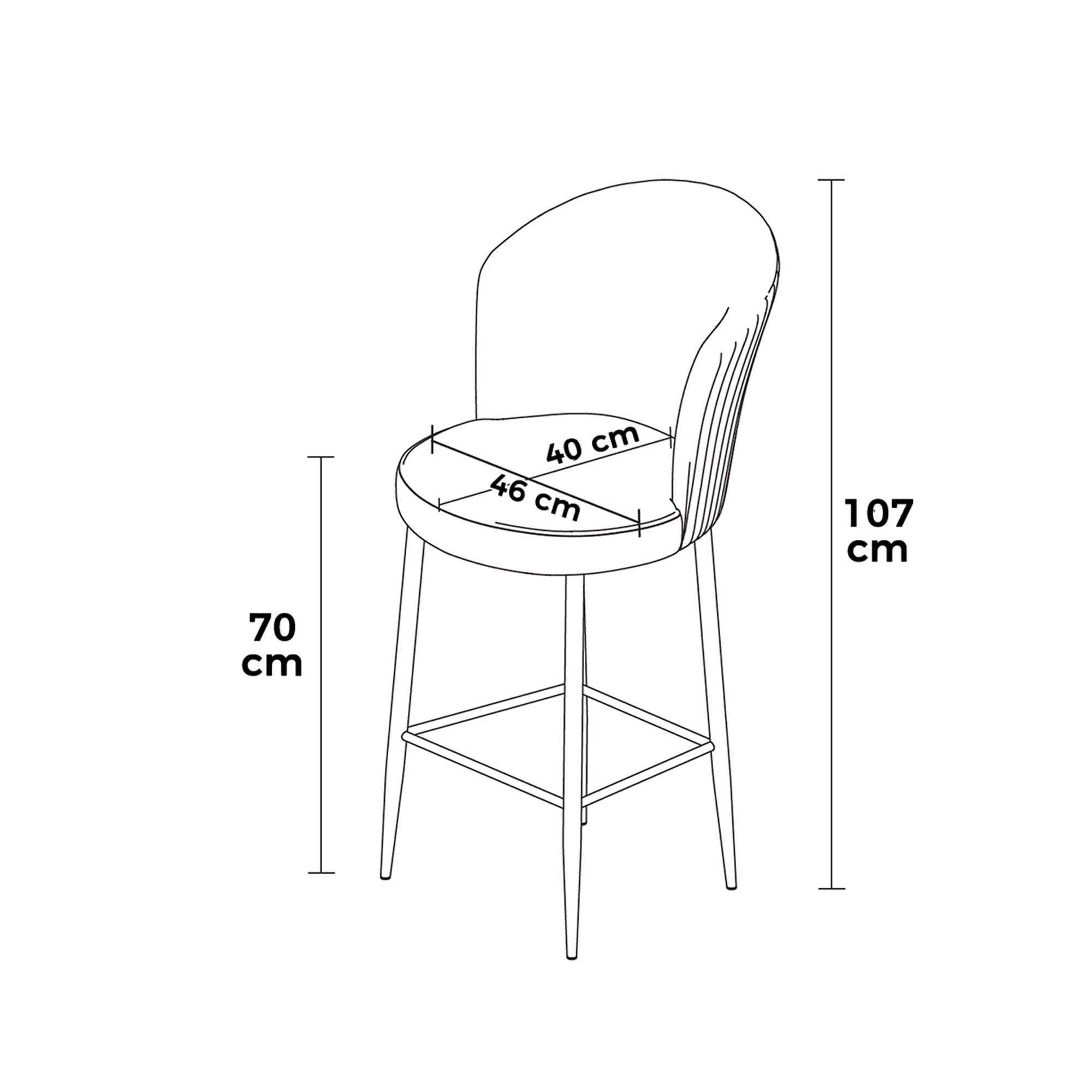 Barová židle URAS (set 6 ks) ASIRGROUP (foto 12)