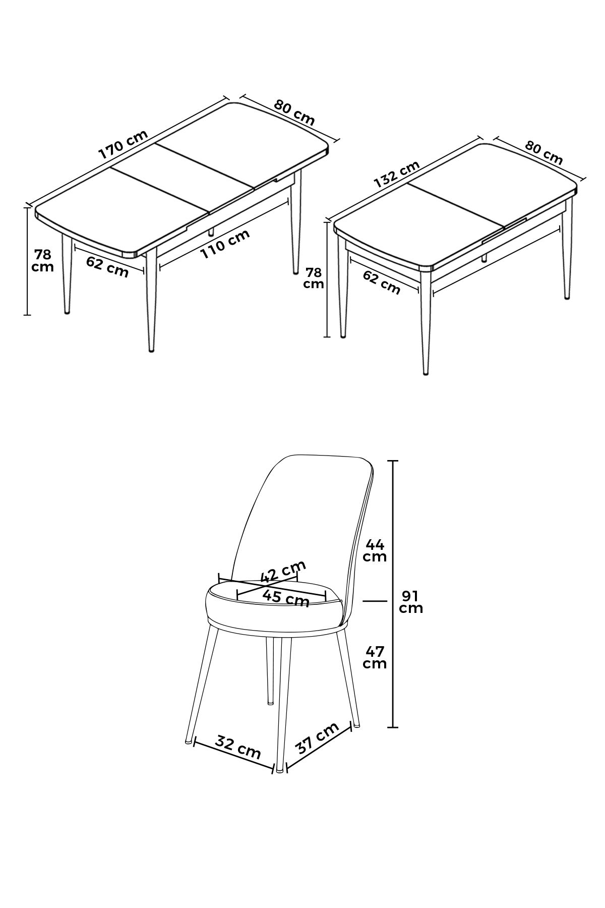 Jídelní set ZEN (set 7 ks) ASIRGROUP (foto 97)
