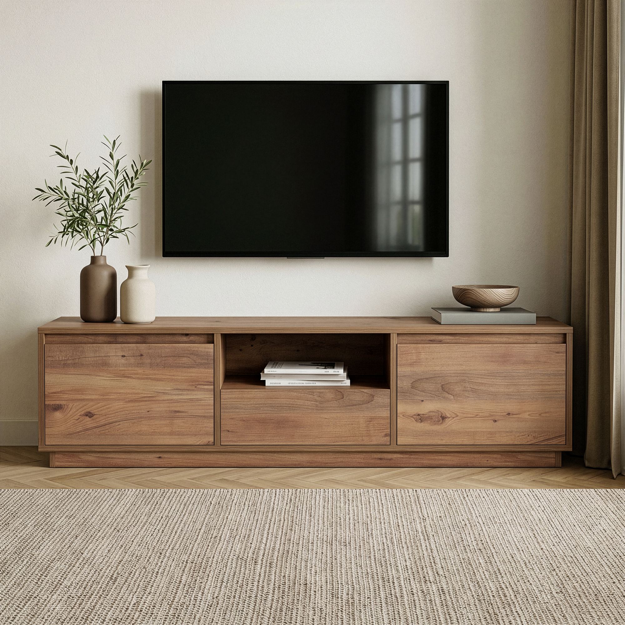 TV stolek VANGUARD Atlantic Pine v2 ASIRGROUP (foto 2)