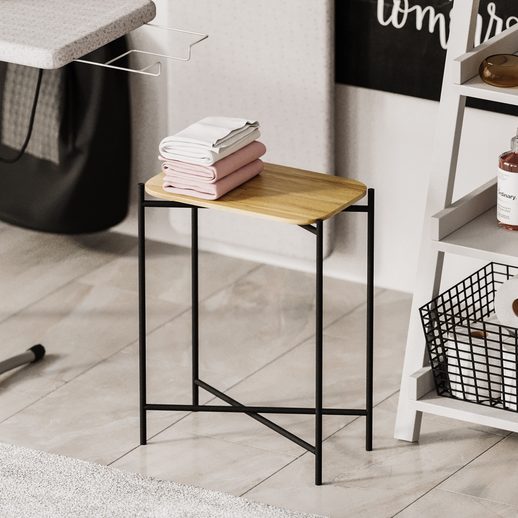 Konferenčný stolík Shb-003, dub/čierna