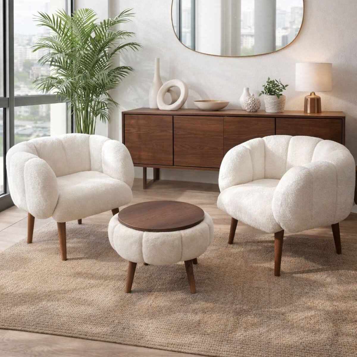 Křeslo ušák LOTUS (set 2 ks) ASIRGROUP (foto 645)