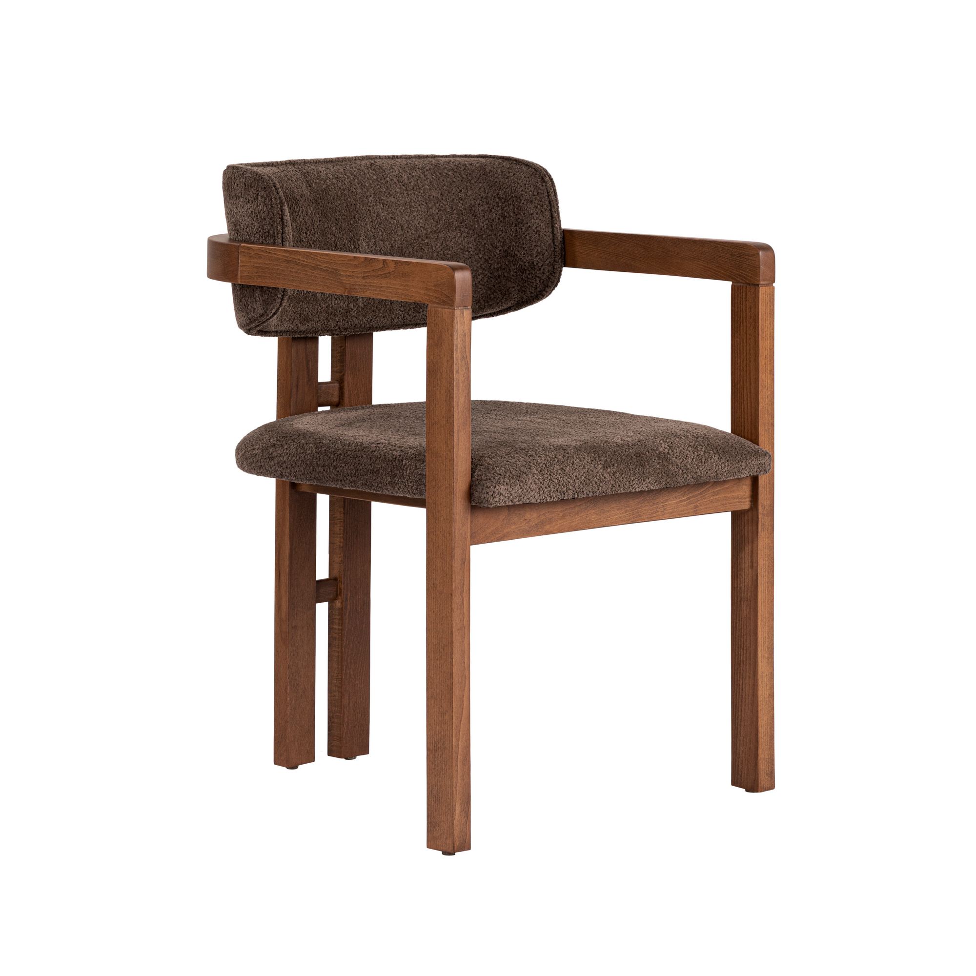 Stolička Toscana – hnedá/orech