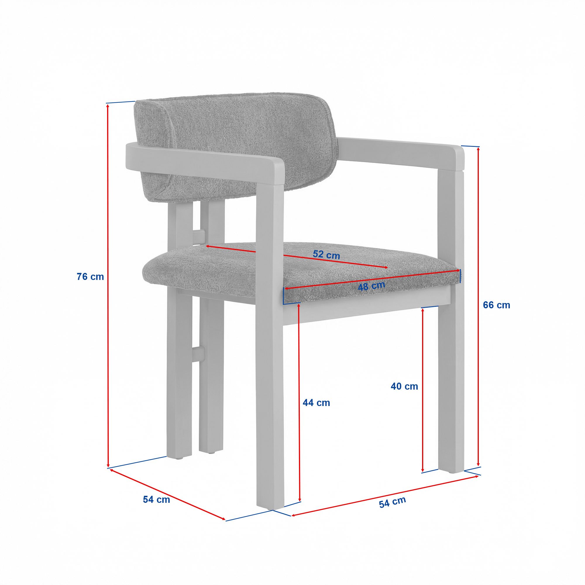 Stolička Toscana – hnedá/orech
