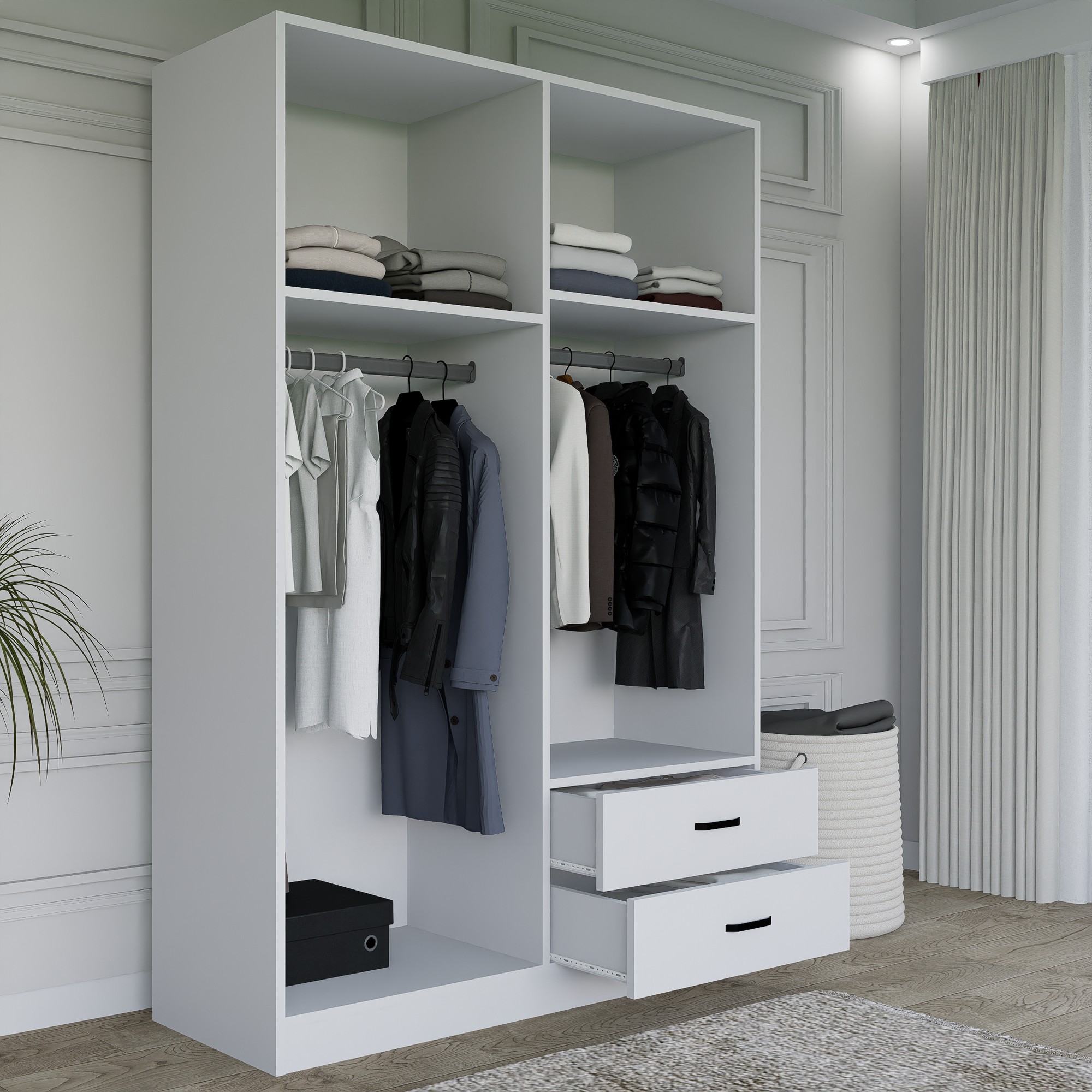 Šatní skříň YAMAN 1600-033 ASIRGROUP (foto 4)