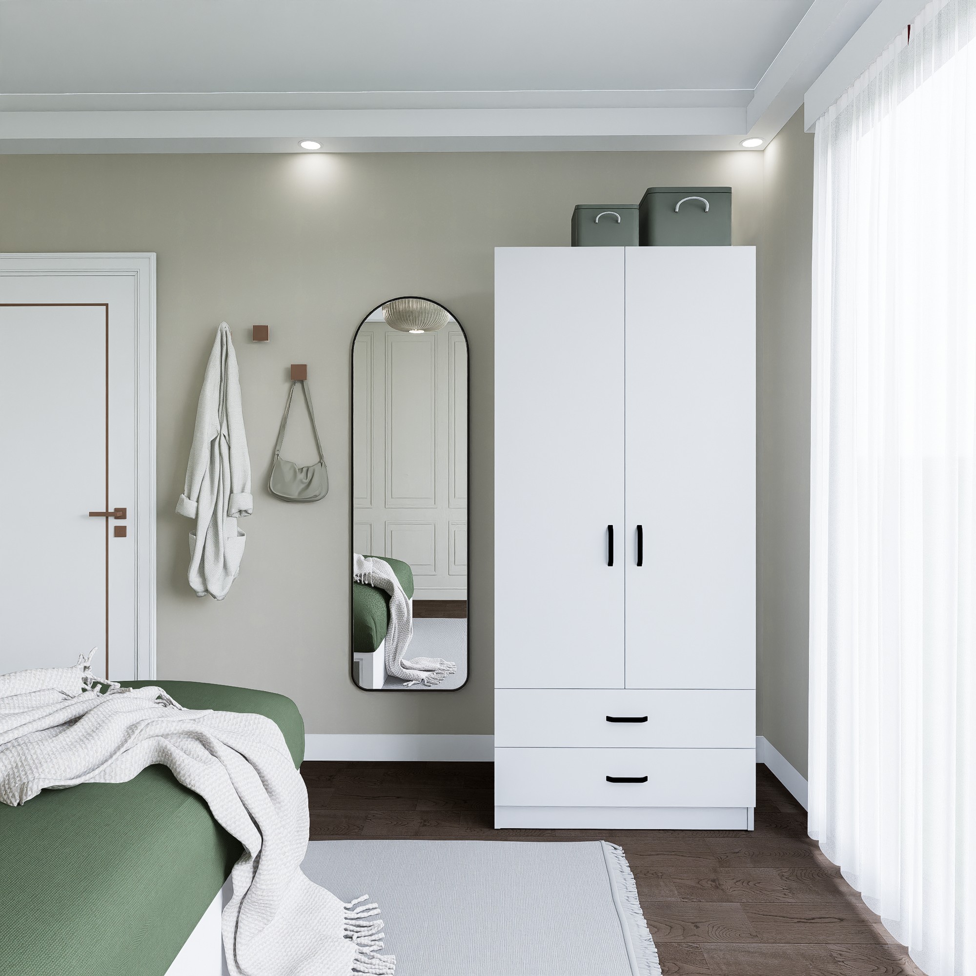 Šatní skříň YAMAN 1600-042 ASIRGROUP (foto 2)
