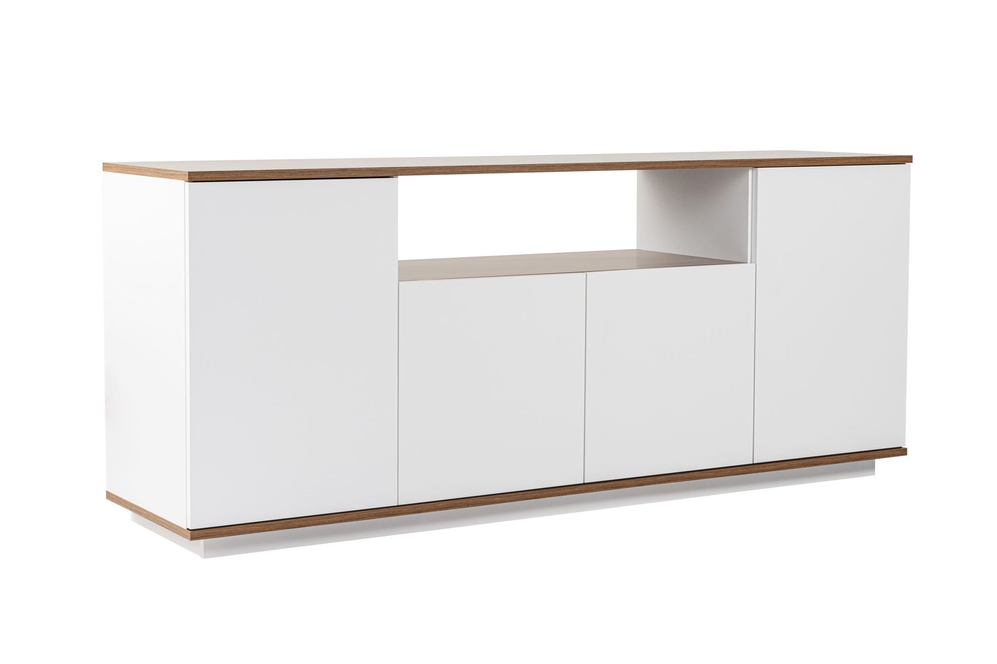 Komoda Arista – biela, orech