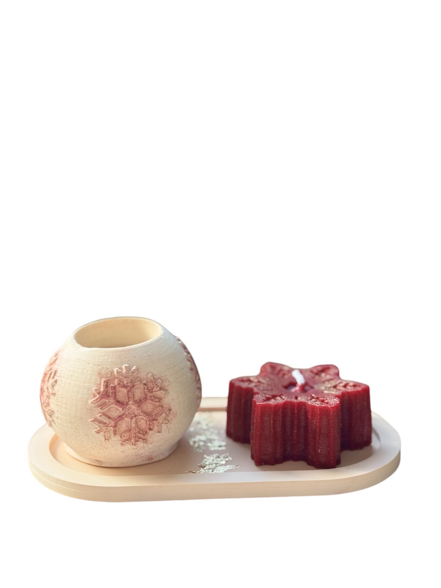 Svíčka CHRISTMAS Candle Set6 (set 3 ks) ASIRGROUP (foto 2)