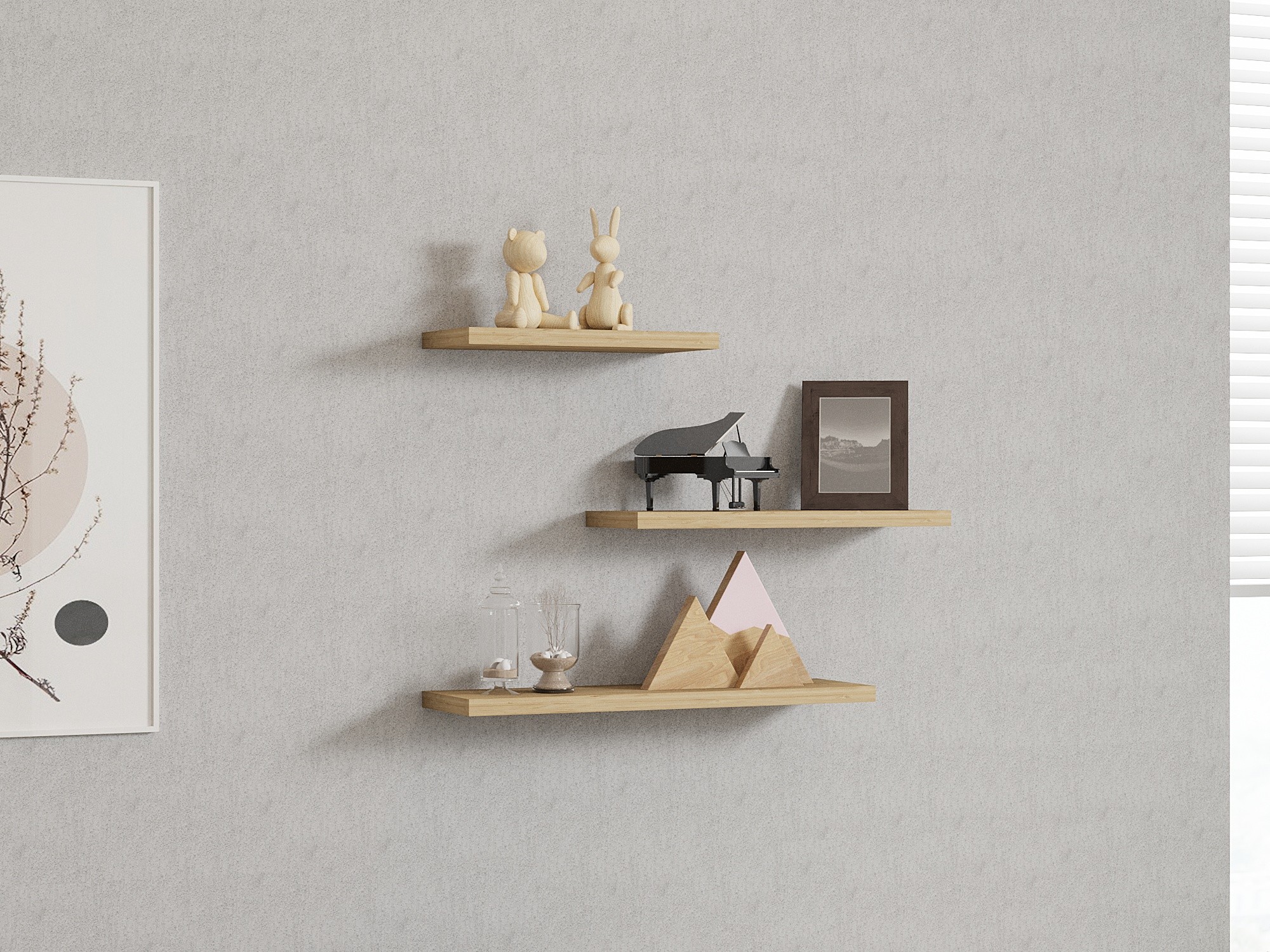 Polica Leila – Zafírový dub