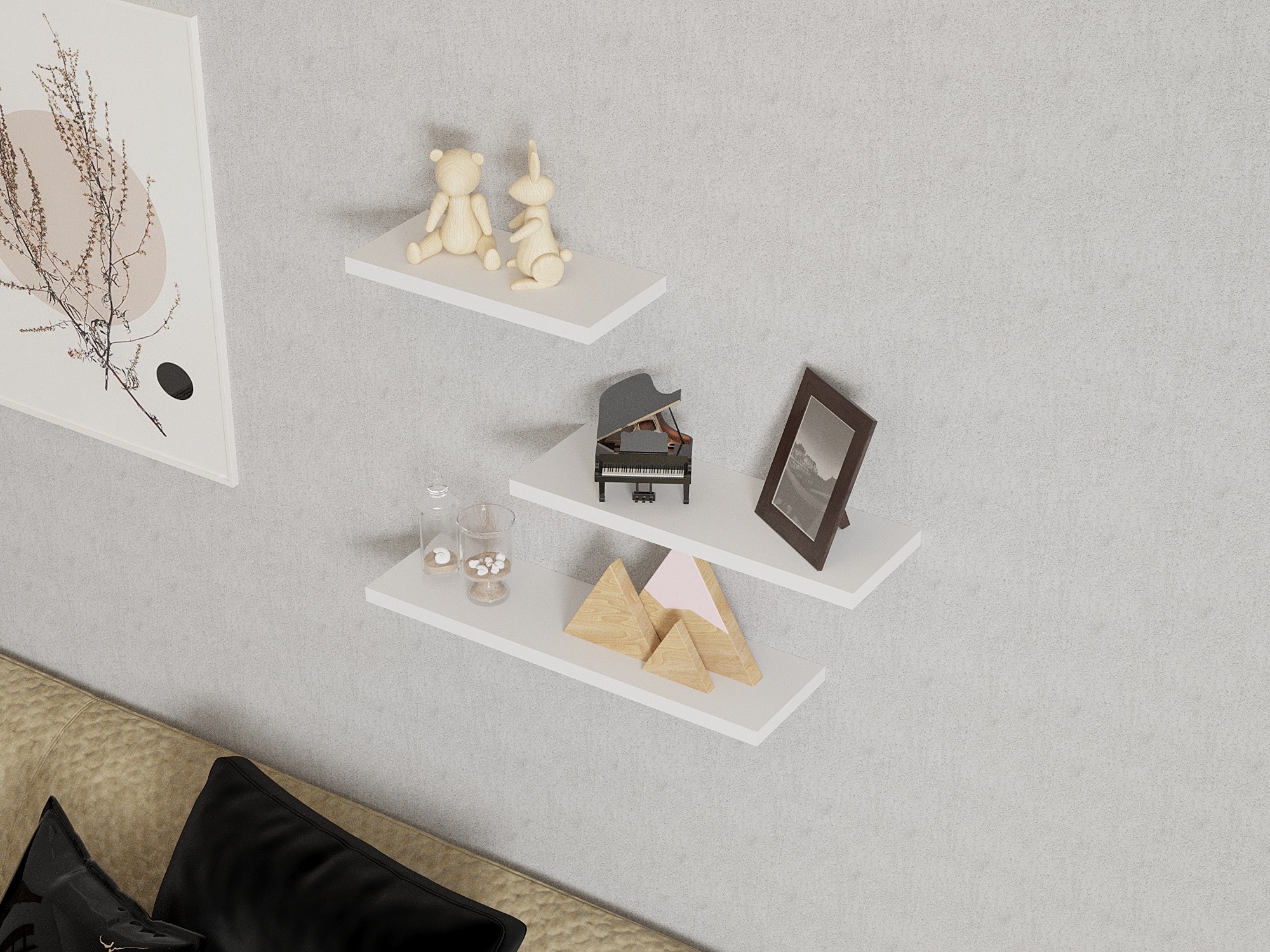 Polica Leila – Biela