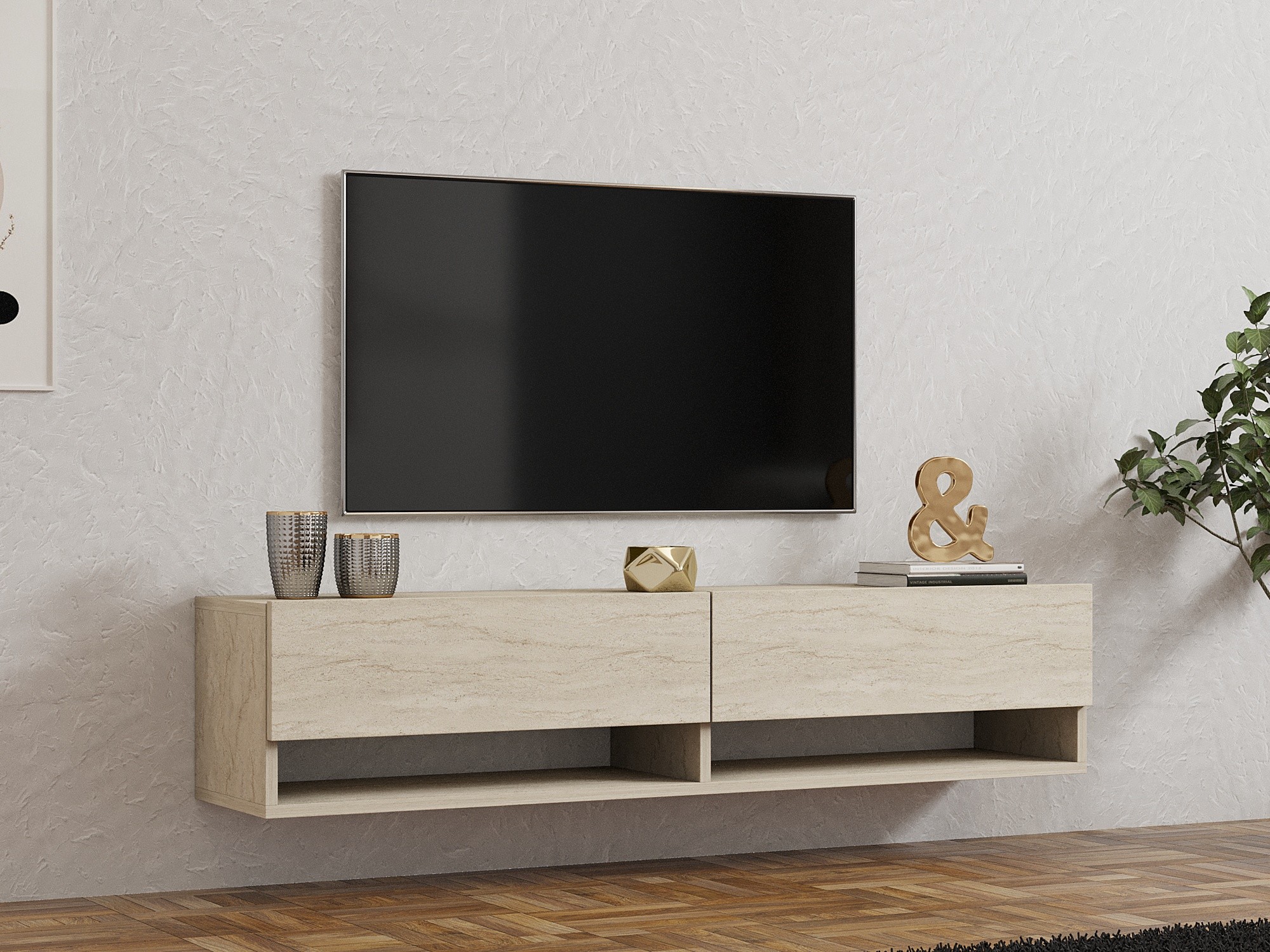 TV skrinka Arges – Travertín