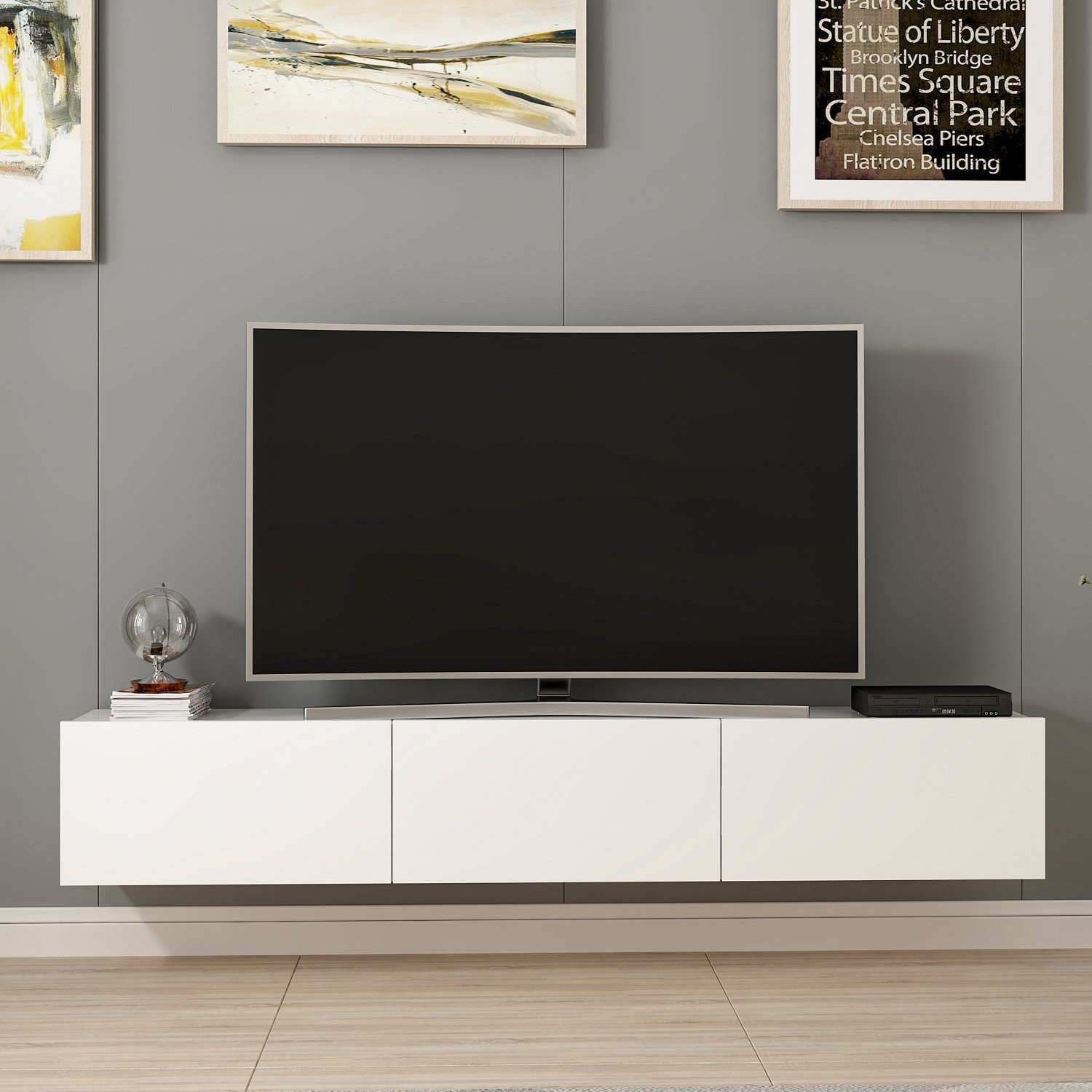 TV skrinka Rigel – Biela