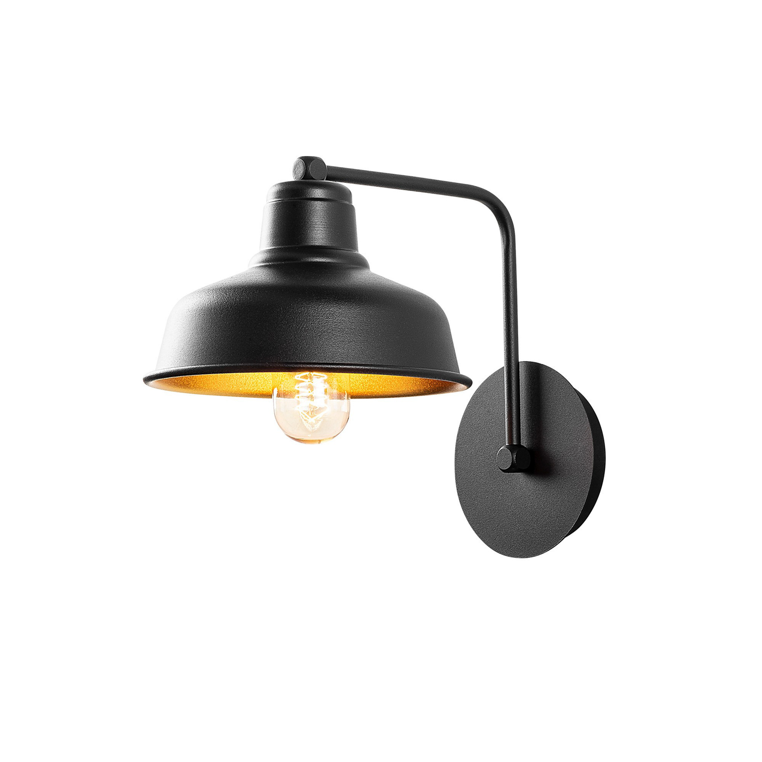 Nástěnná lampa BERCESTE 181BLACK-A ASIRGROUP (foto 2)