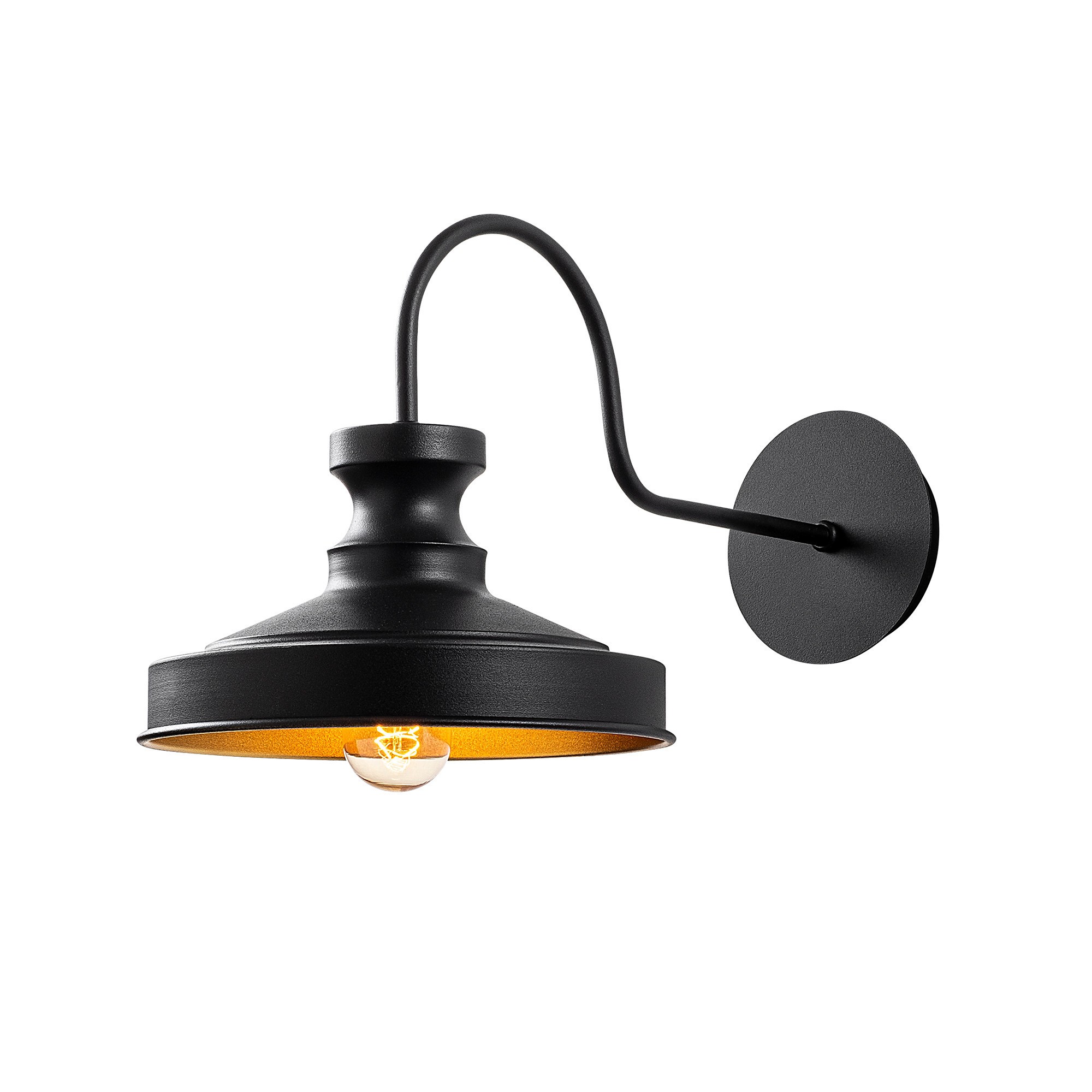 Nástěnná lampa BERCESTE 182BLACK-A ASIRGROUP (foto 2)
