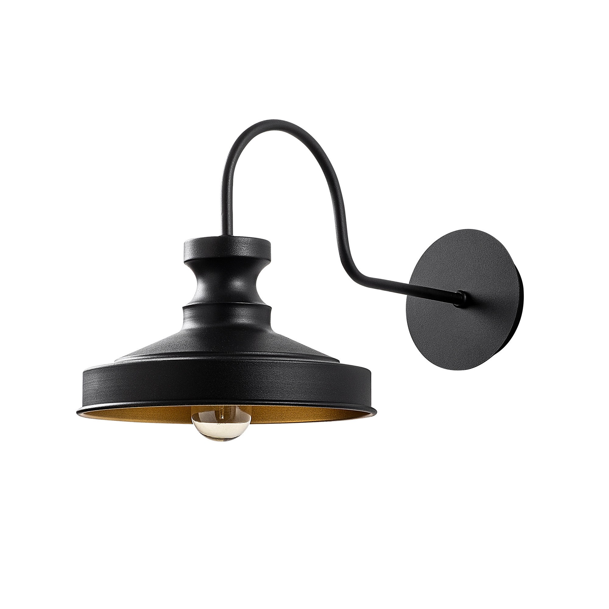 Nástěnná lampa BERCESTE 182BLACK-A ASIRGROUP (foto 5)