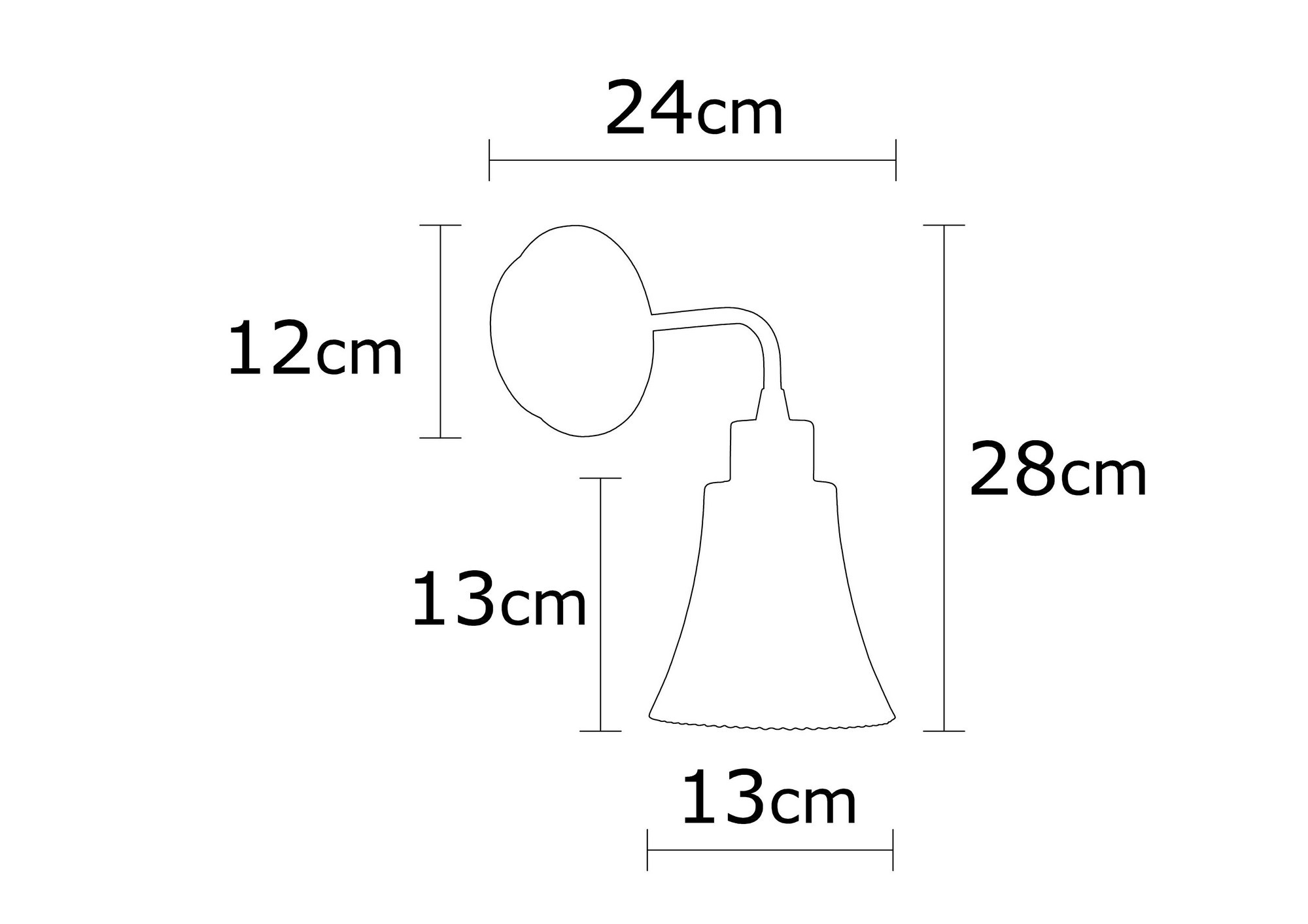 Nástěnná lampa FOCA N-130 ASIRGROUP (foto 4)
