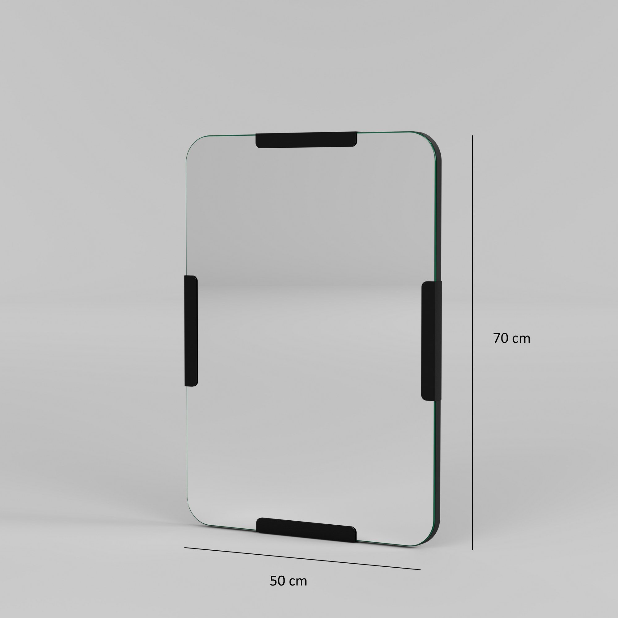 Zrkadlo Code Mirror – Čierna