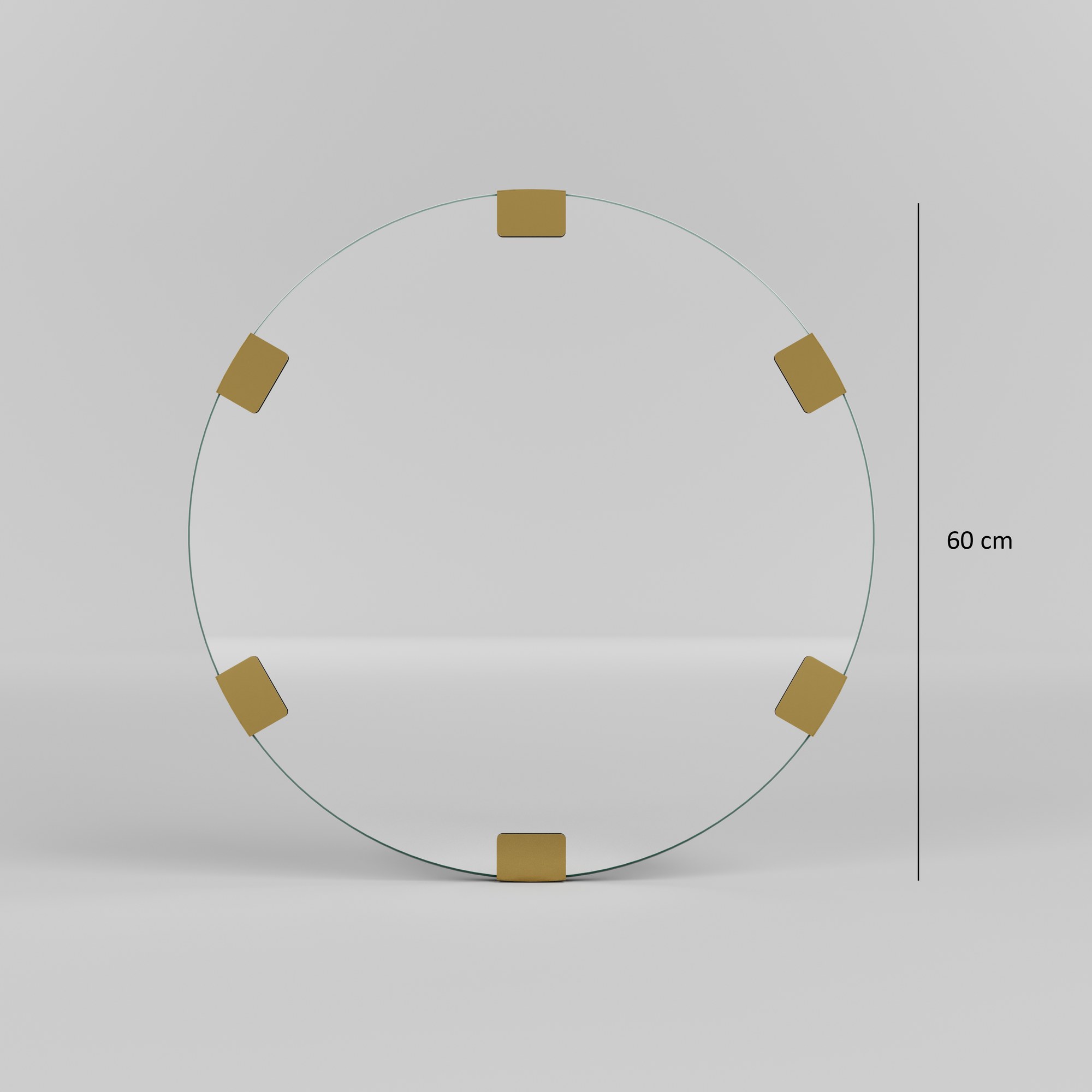 Zrkadlo Chakra – zlaté