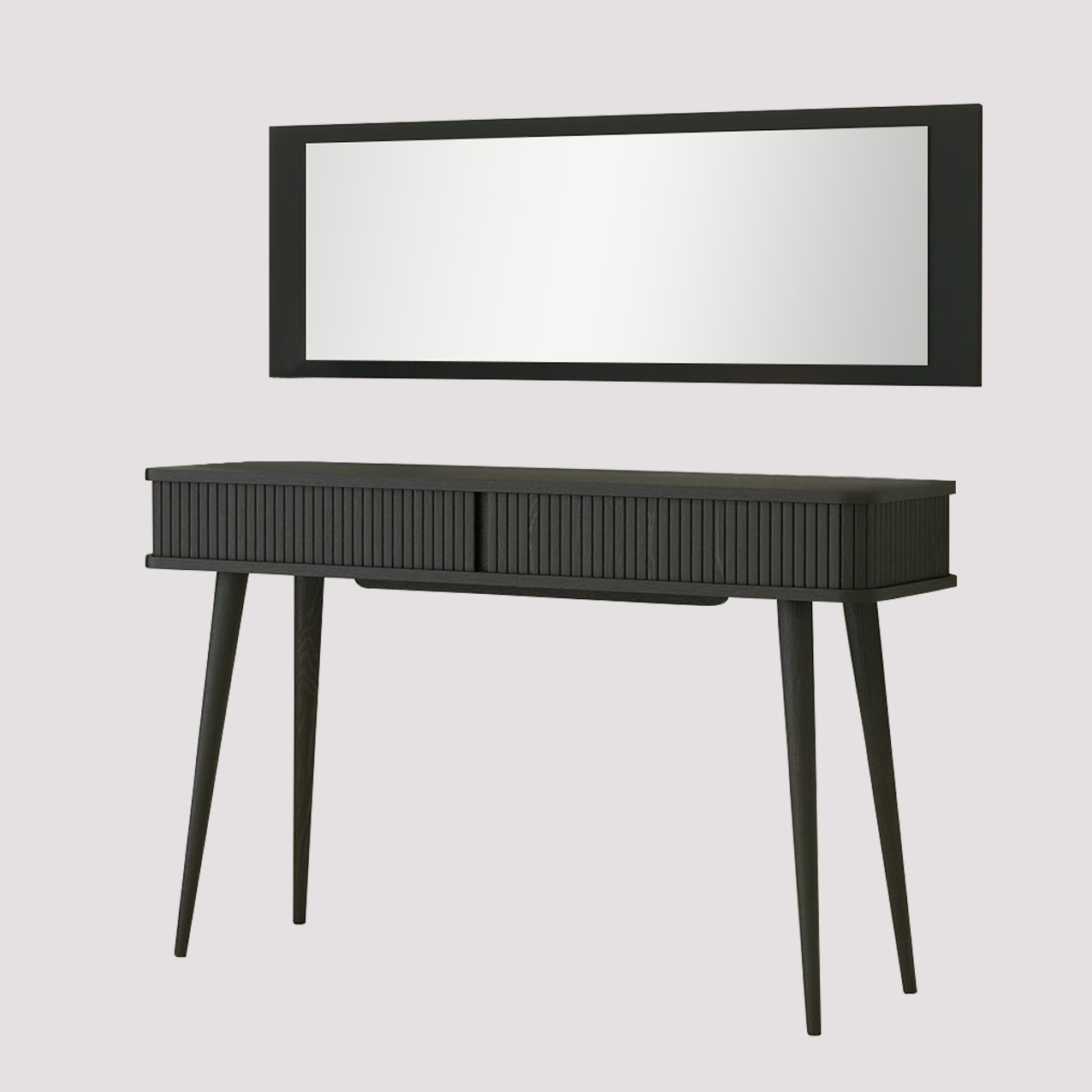 Zrkadlo Basic – 40 x 120 – Bronzová, Čierna