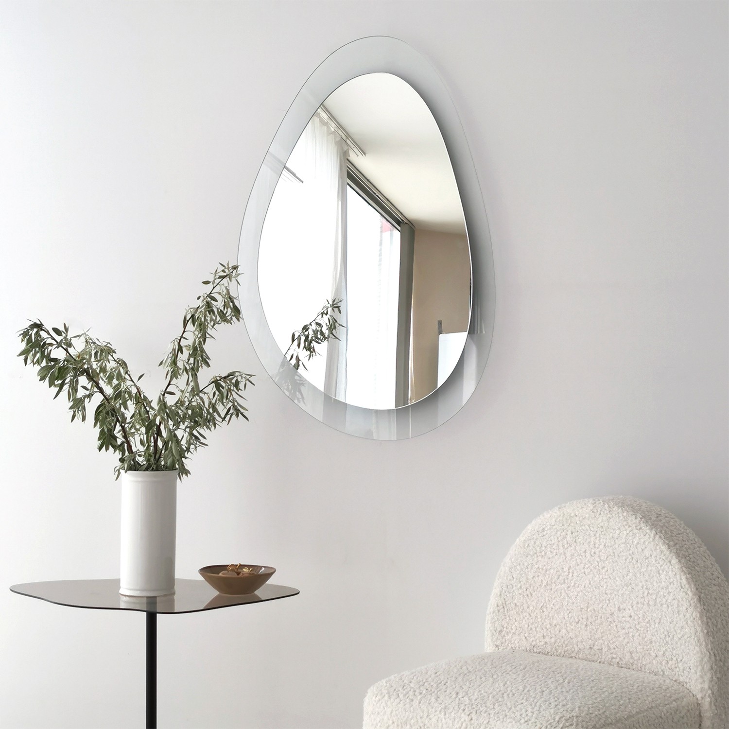 Zrkadlo Aqua Porto – priehľadná