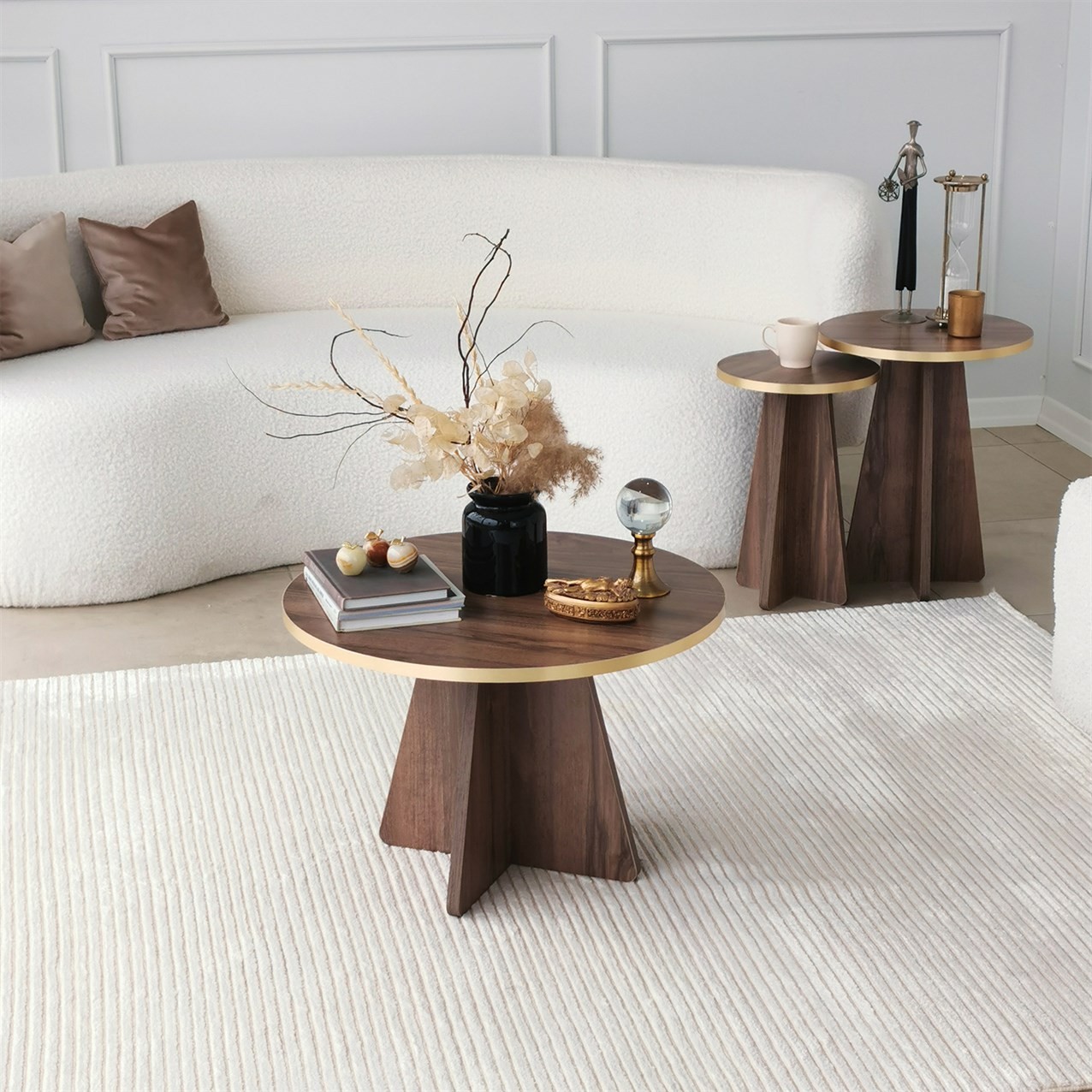Konferenční stolek MUSHROOM Walnut v2 ASIRGROUP (foto 4)