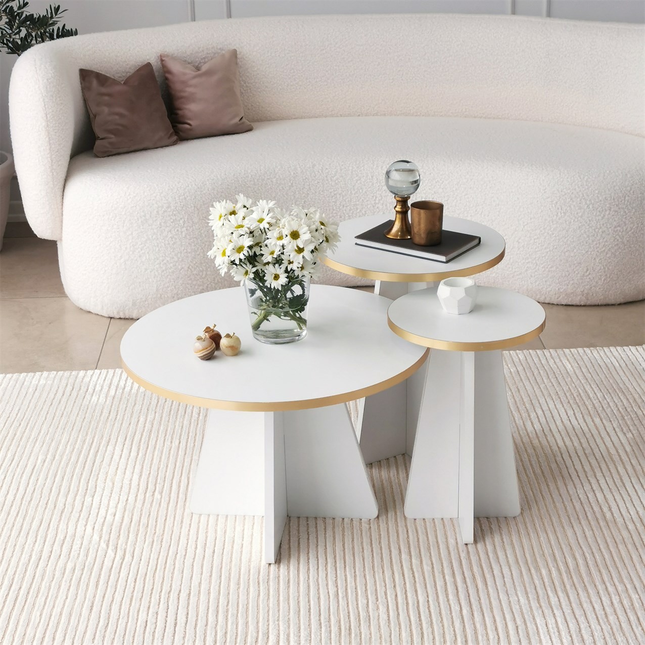Konferenční stolek MUSHROOM White v2 ASIRGROUP (foto 4)
