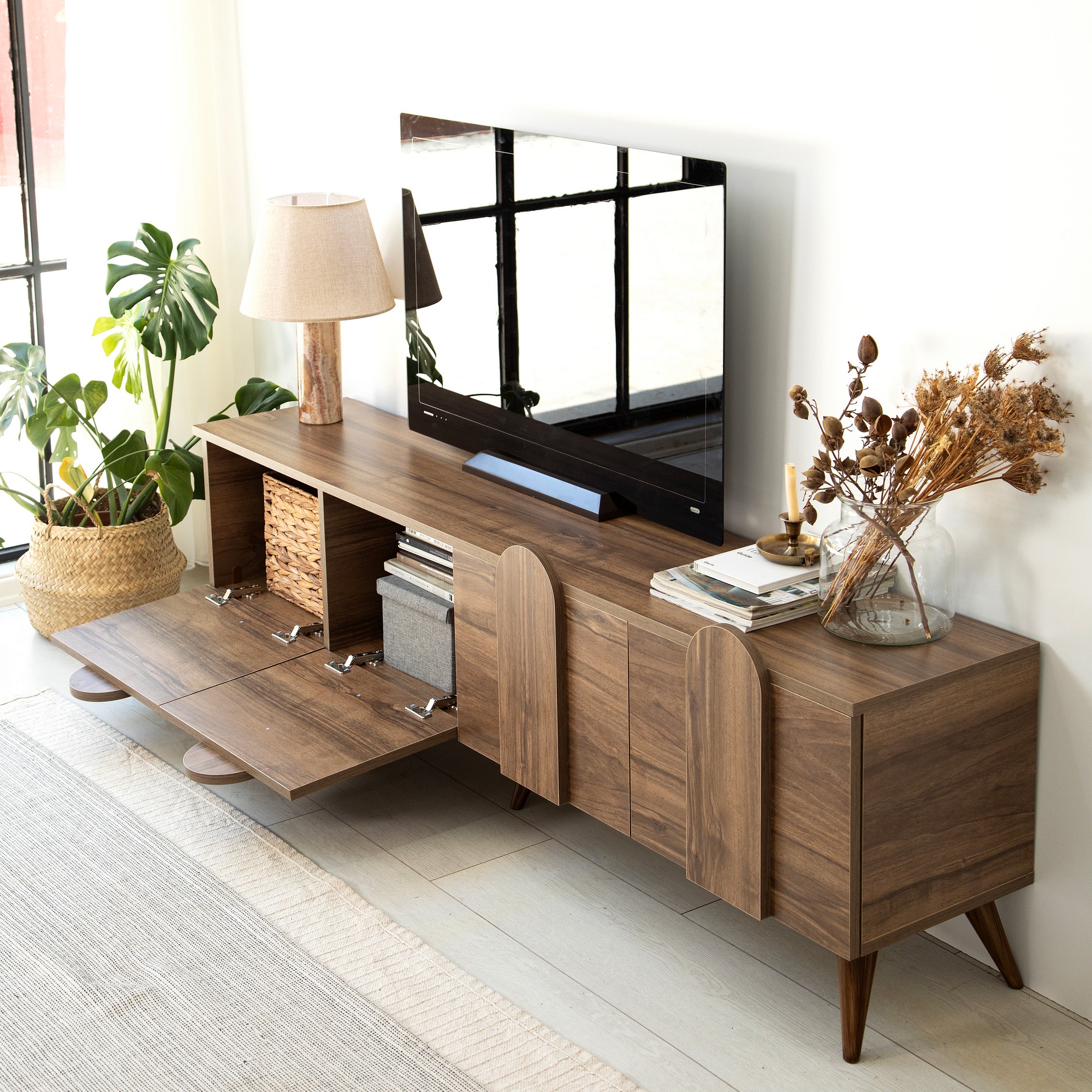 TV stolek NEW Walnut v2 ASIRGROUP (foto 3)