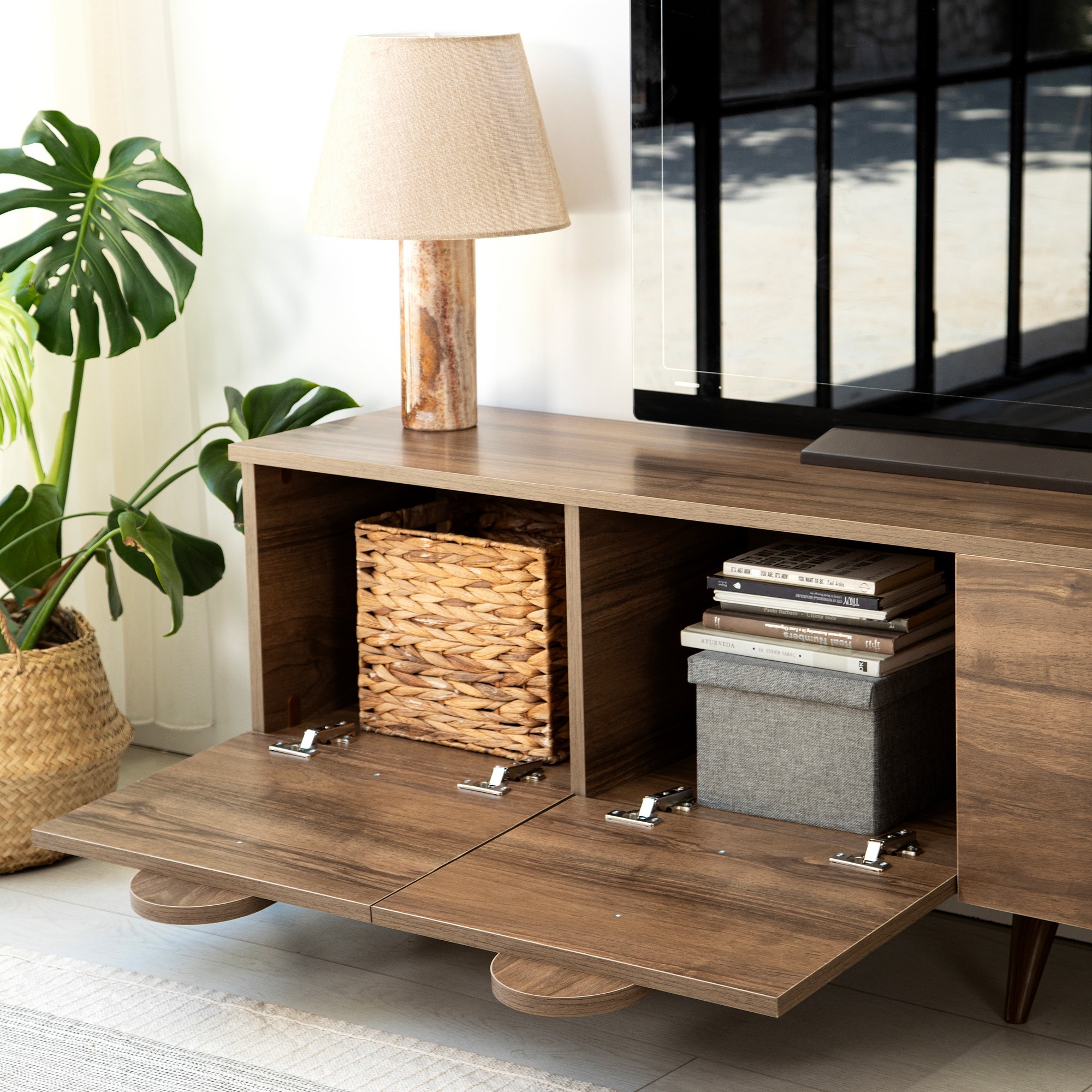 TV stolek NEW Walnut v2 ASIRGROUP (foto 4)