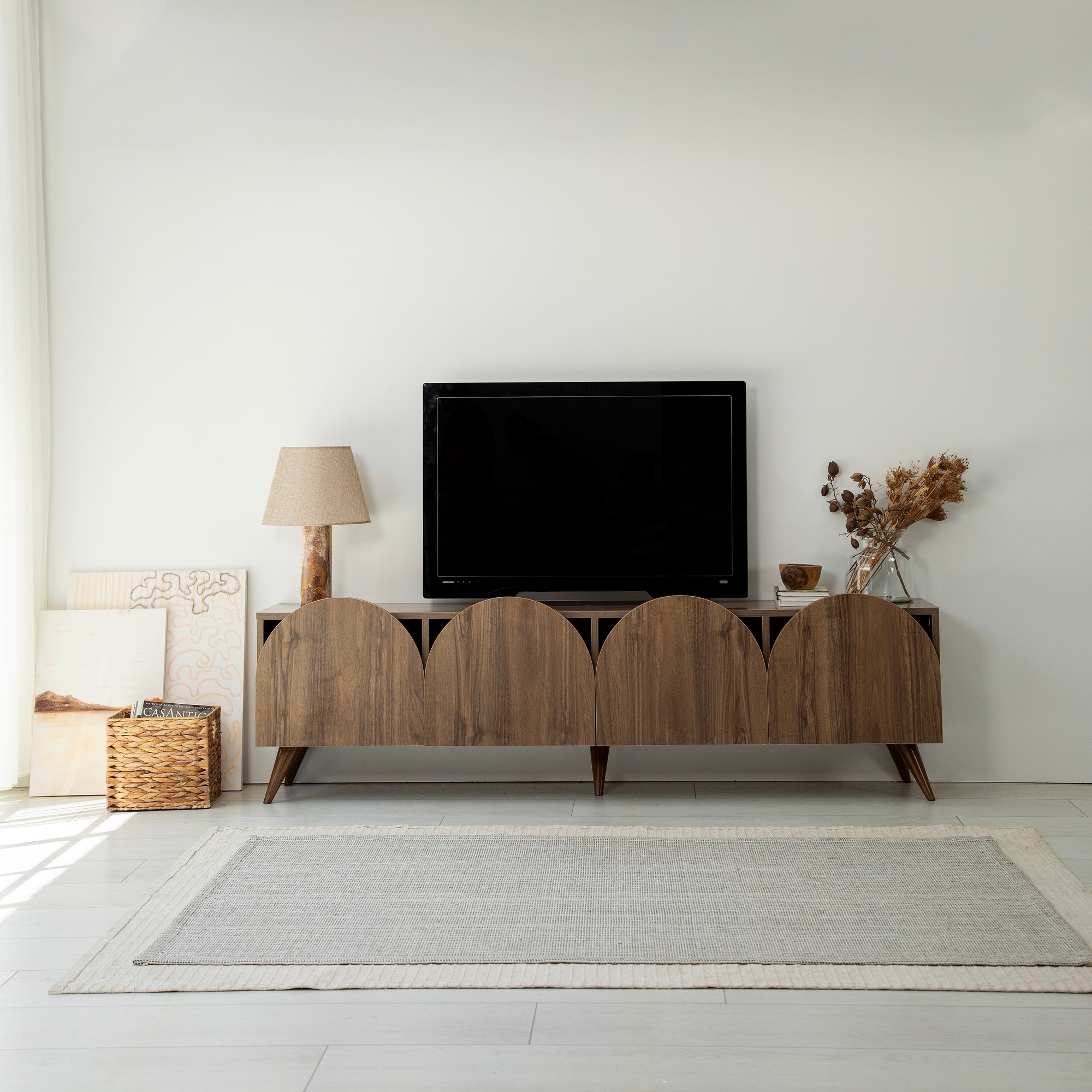 TV stolek MESTA Walnut v2 ASIRGROUP (foto 2)