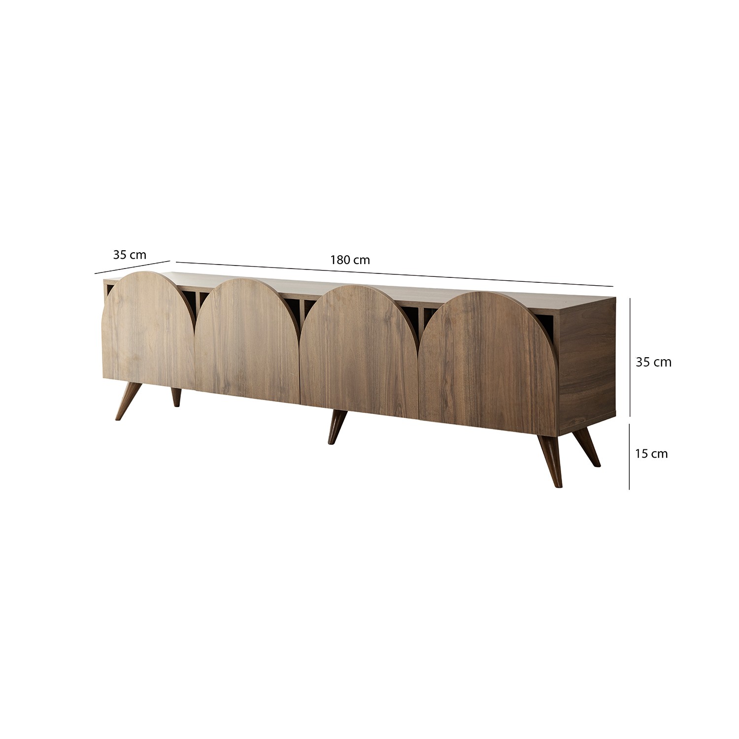 TV stolek MESTA Walnut v2 ASIRGROUP (foto 8)
