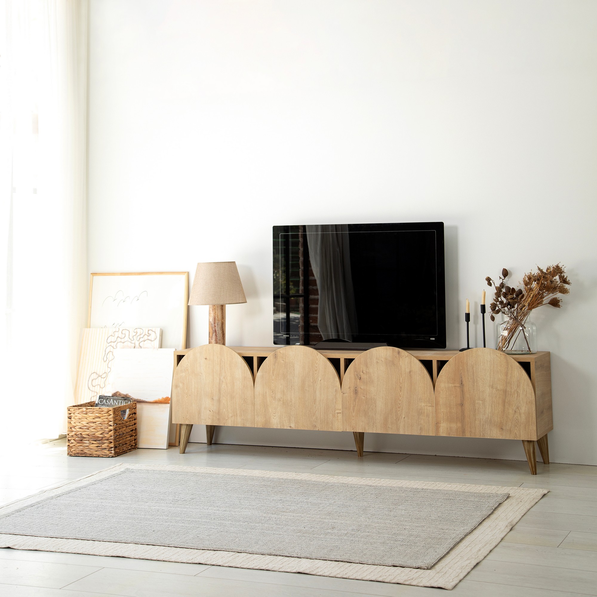 TV stolek MESTA Sapphire Oak v2 ASIRGROUP (foto 3)