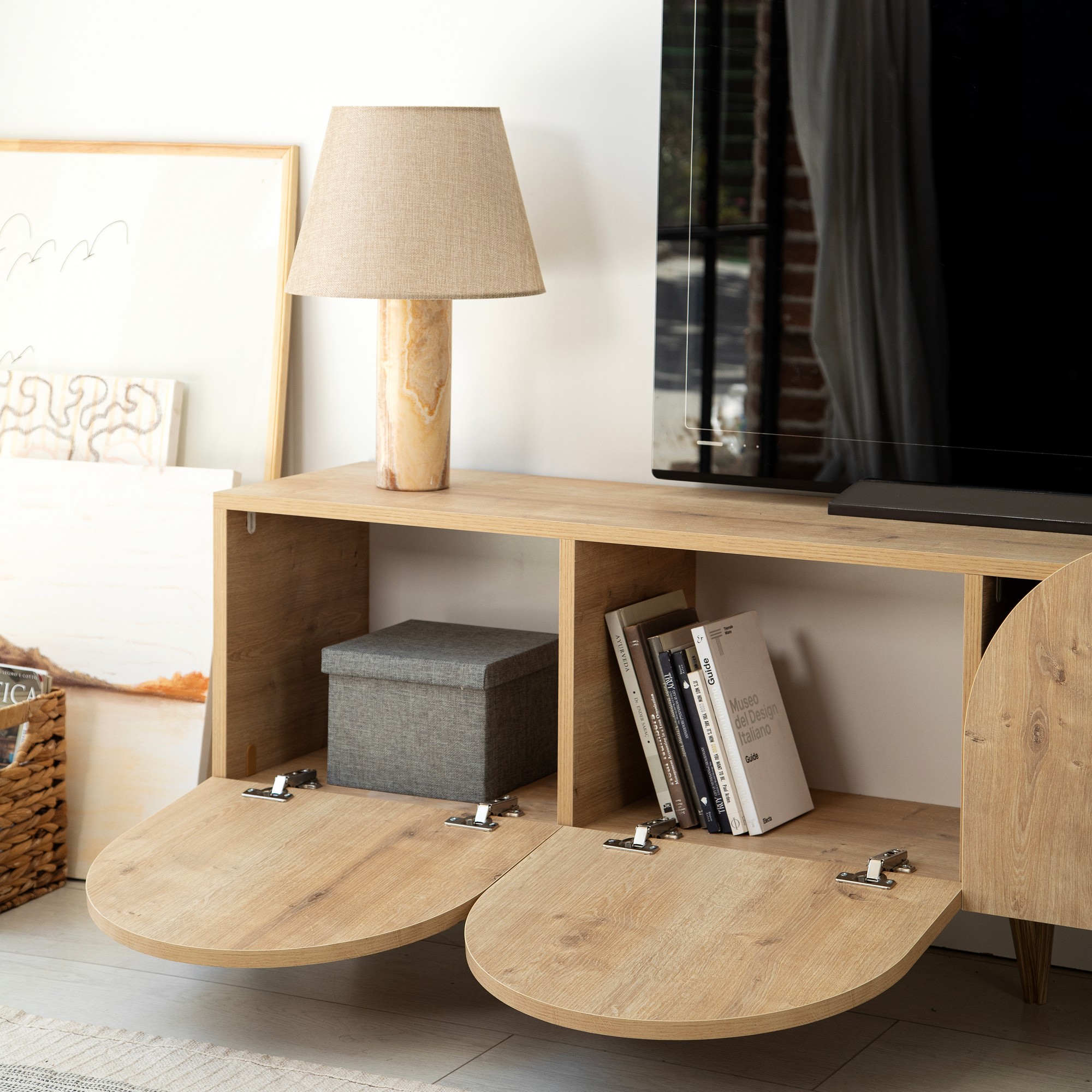 TV stolek MESTA Sapphire Oak v2 ASIRGROUP (foto 6)