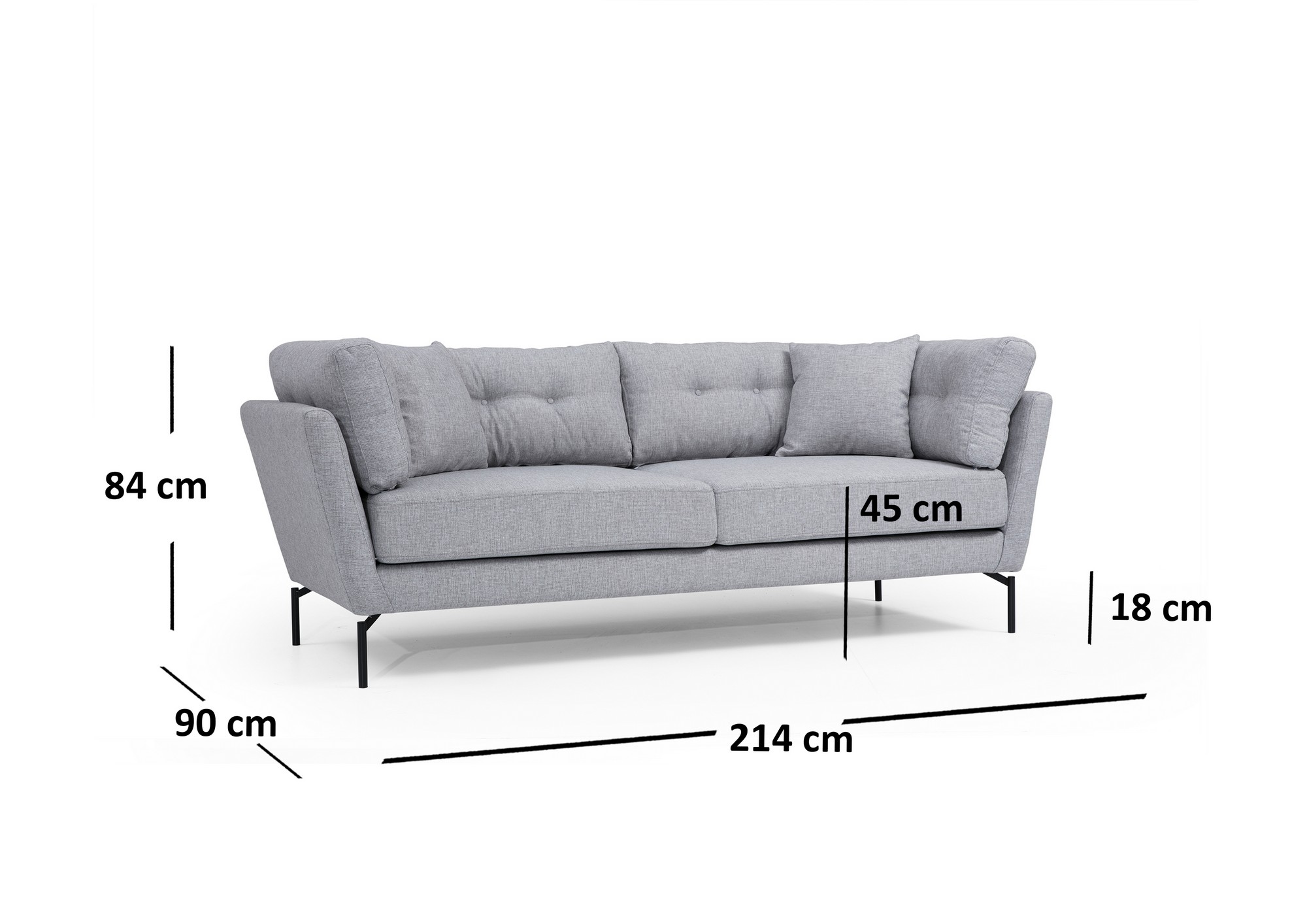 Pohovka trojmístná MAPA 3 Seater ASIRGROUP (foto 8)