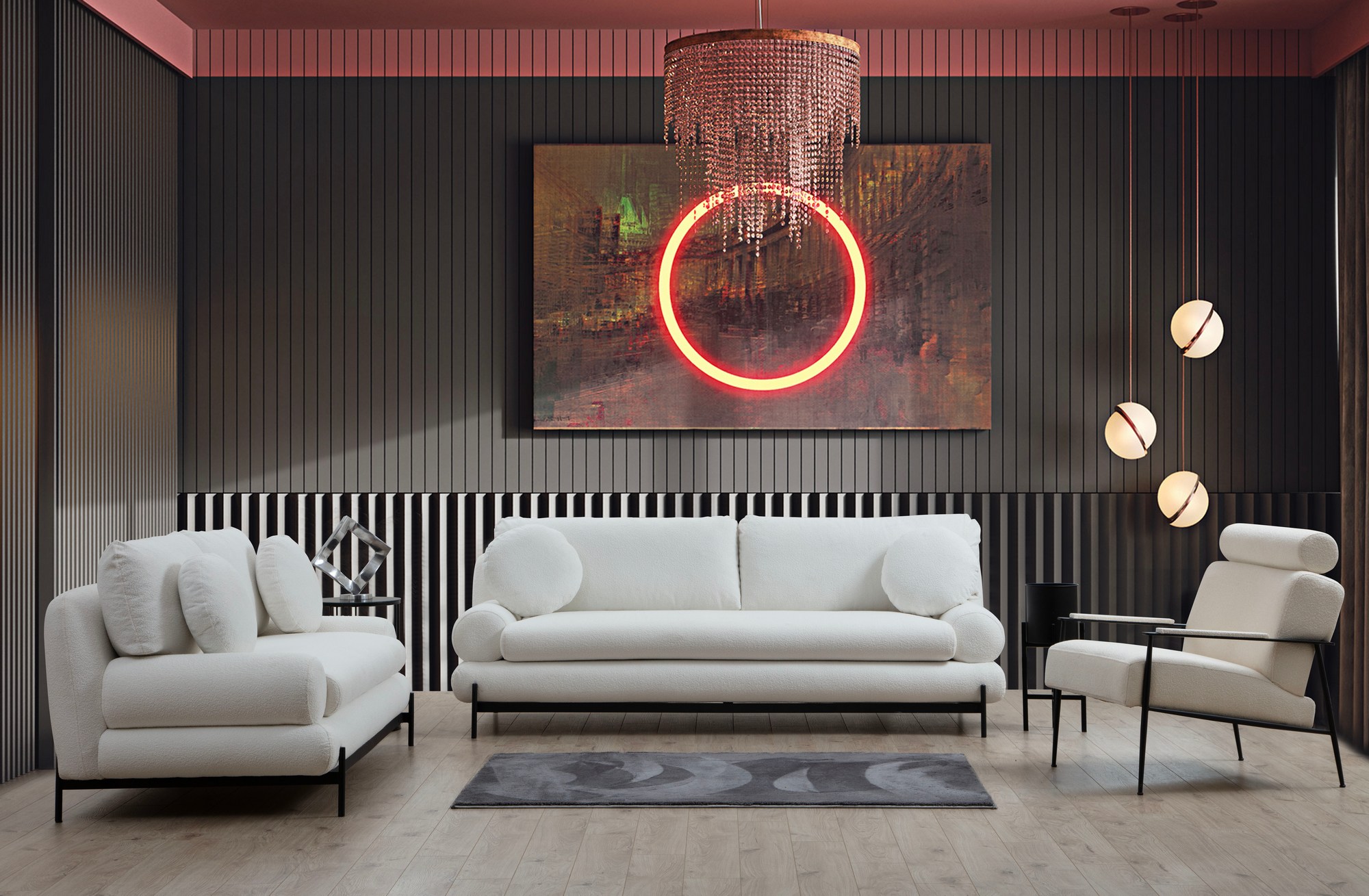 Dvojpohovka Livorno – biela