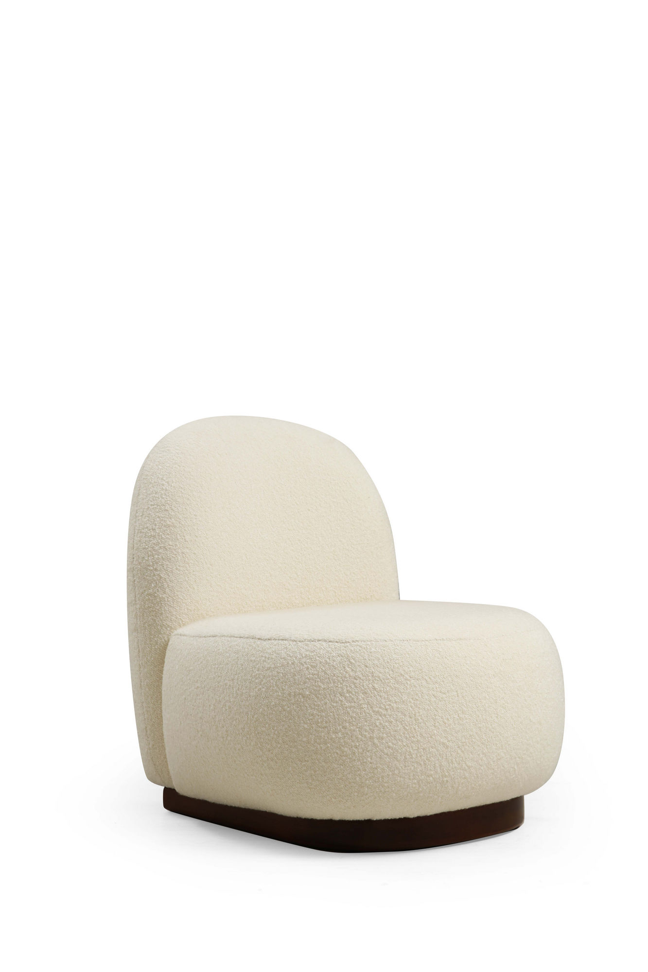 Kreslo Tina – Bouclet biela