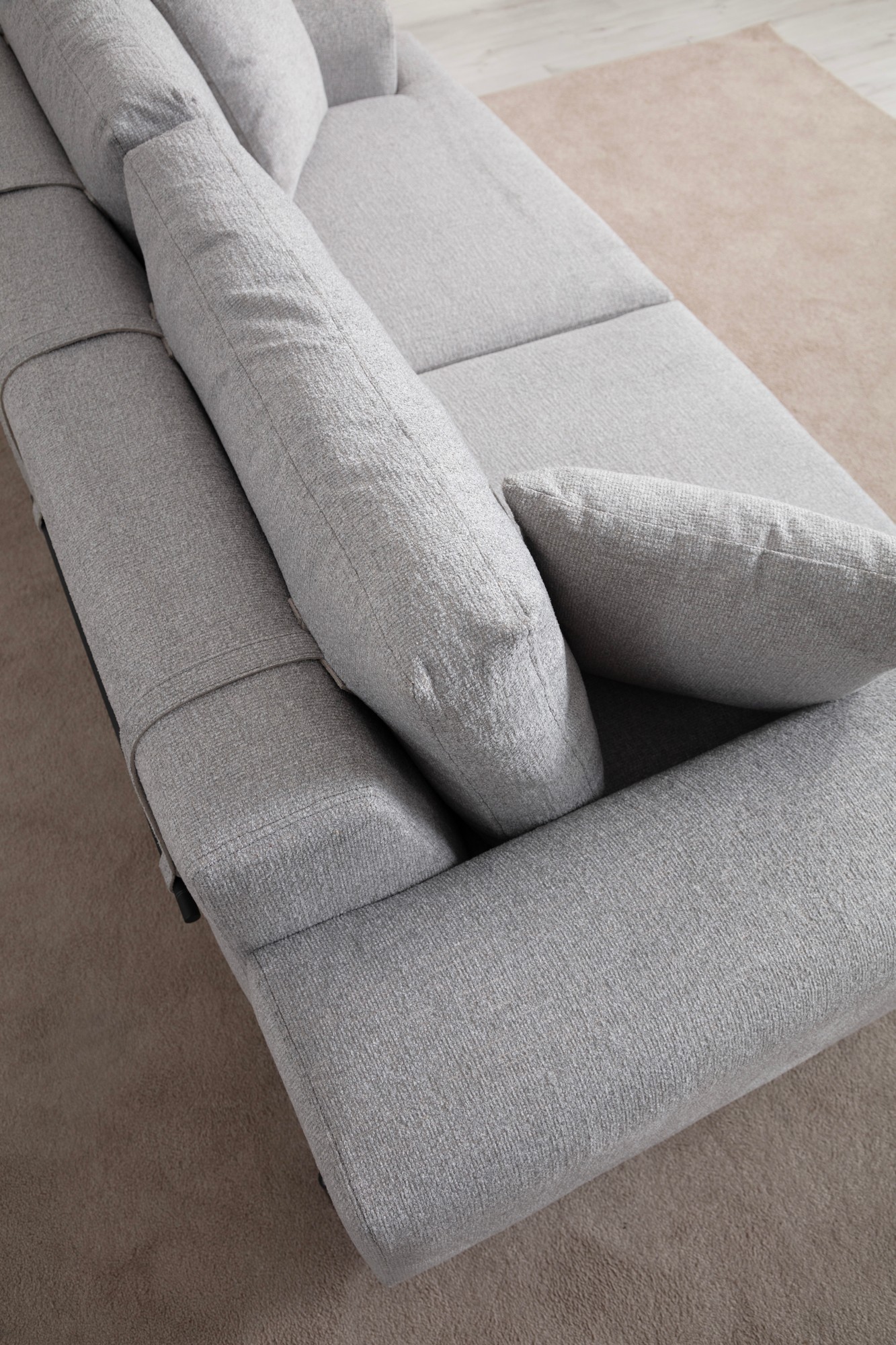 Pohovka trojmístná ETI Oak 3 Seater -Grey ASIRGROUP (foto 5)