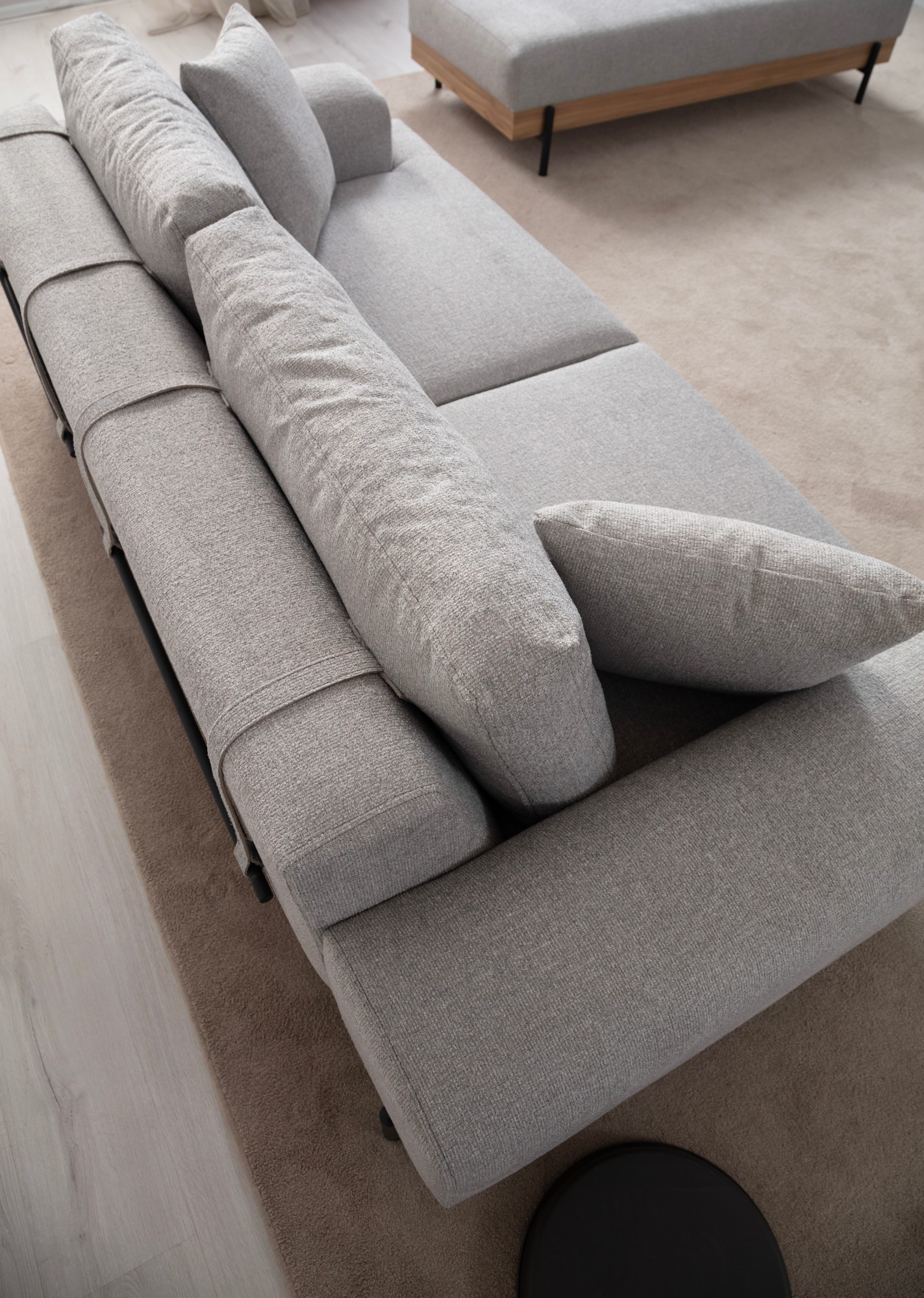 Pohovka trojmístná ETI Oak 3 Seater -Grey ASIRGROUP (foto 6)
