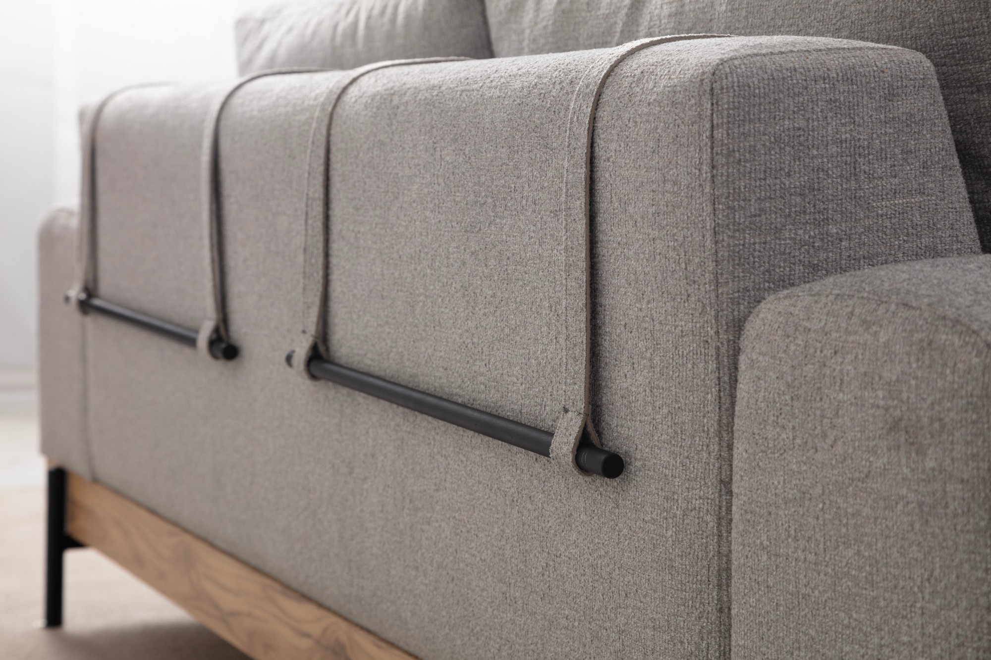 Pohovka trojmístná ETI Oak 3 Seater -Grey ASIRGROUP (foto 7)