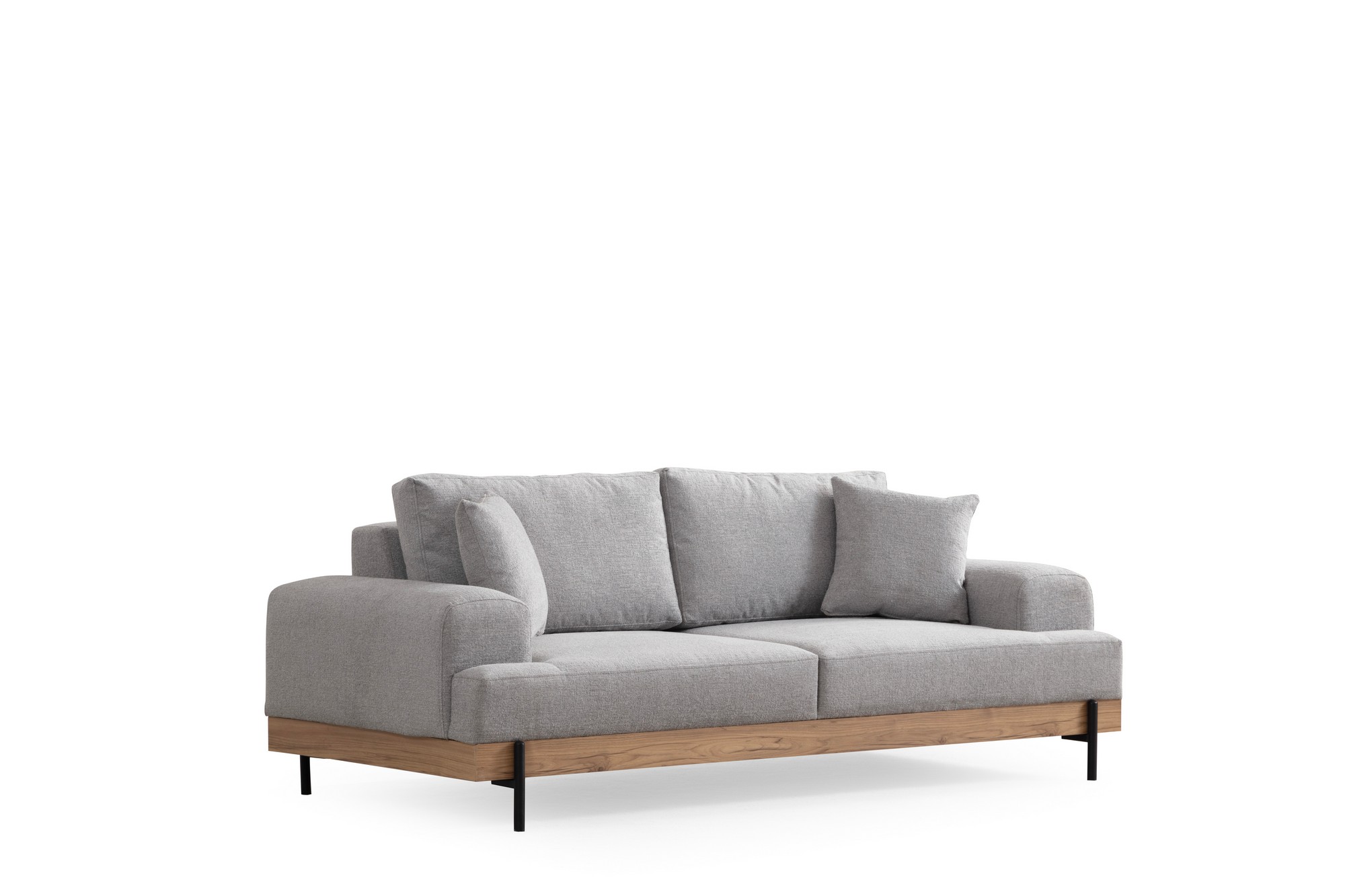 Pohovka trojmístná ETI Oak 3 Seater -Grey ASIRGROUP (foto 9)