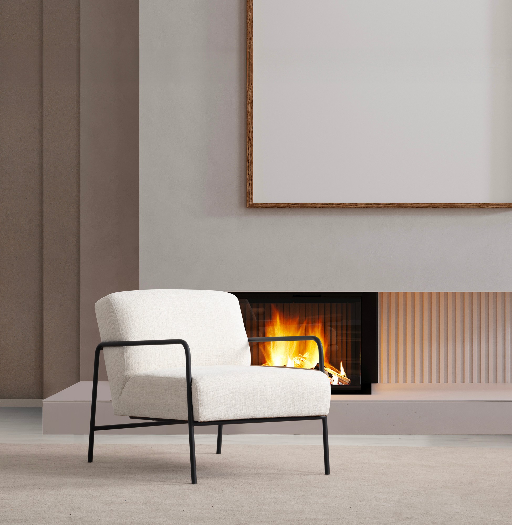 Kreslo Eti Bergere – Biela