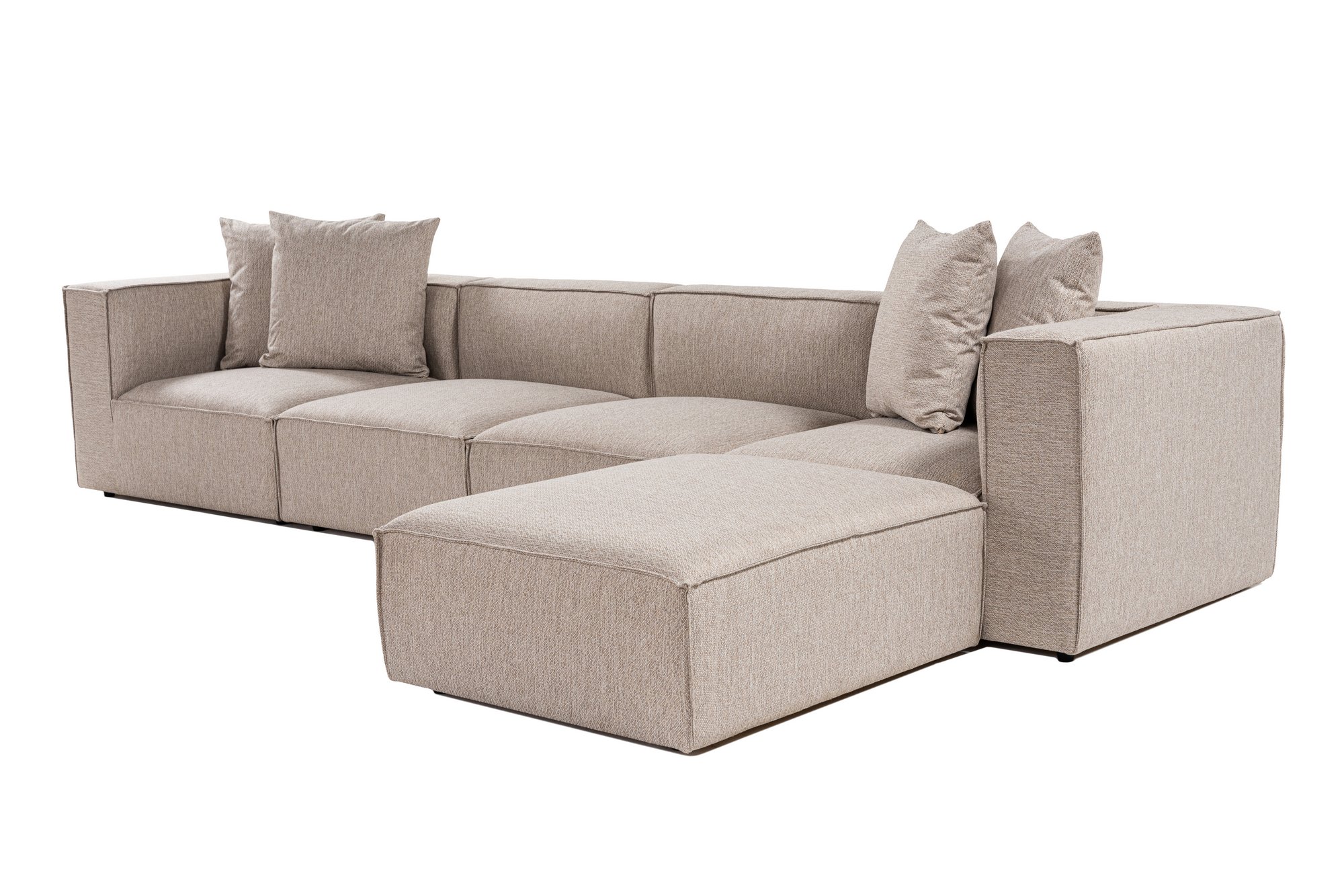 Rohová pohovka SORA (L1-O1-O1-1R-POUFFE ) ASIRGROUP (foto 941)
