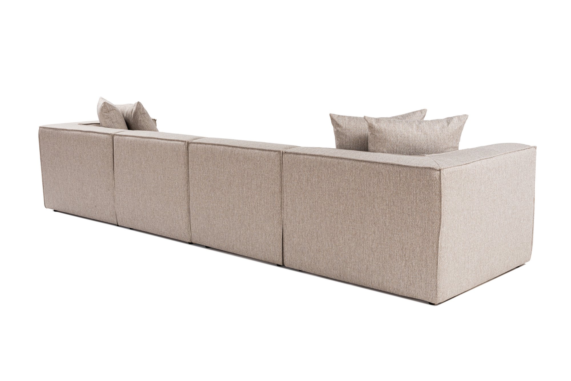Rohová pohovka SORA (L1-O1-O1-1R-POUFFE ) ASIRGROUP (foto 956)