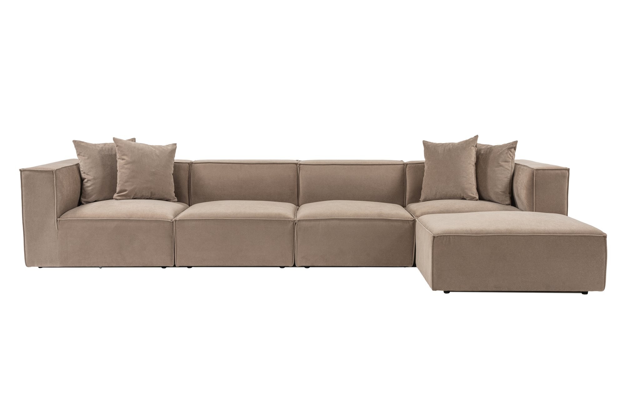 Rohová pohovka SORA (L1-O1-O1-1R-POUFFE ) ASIRGROUP (foto 917)