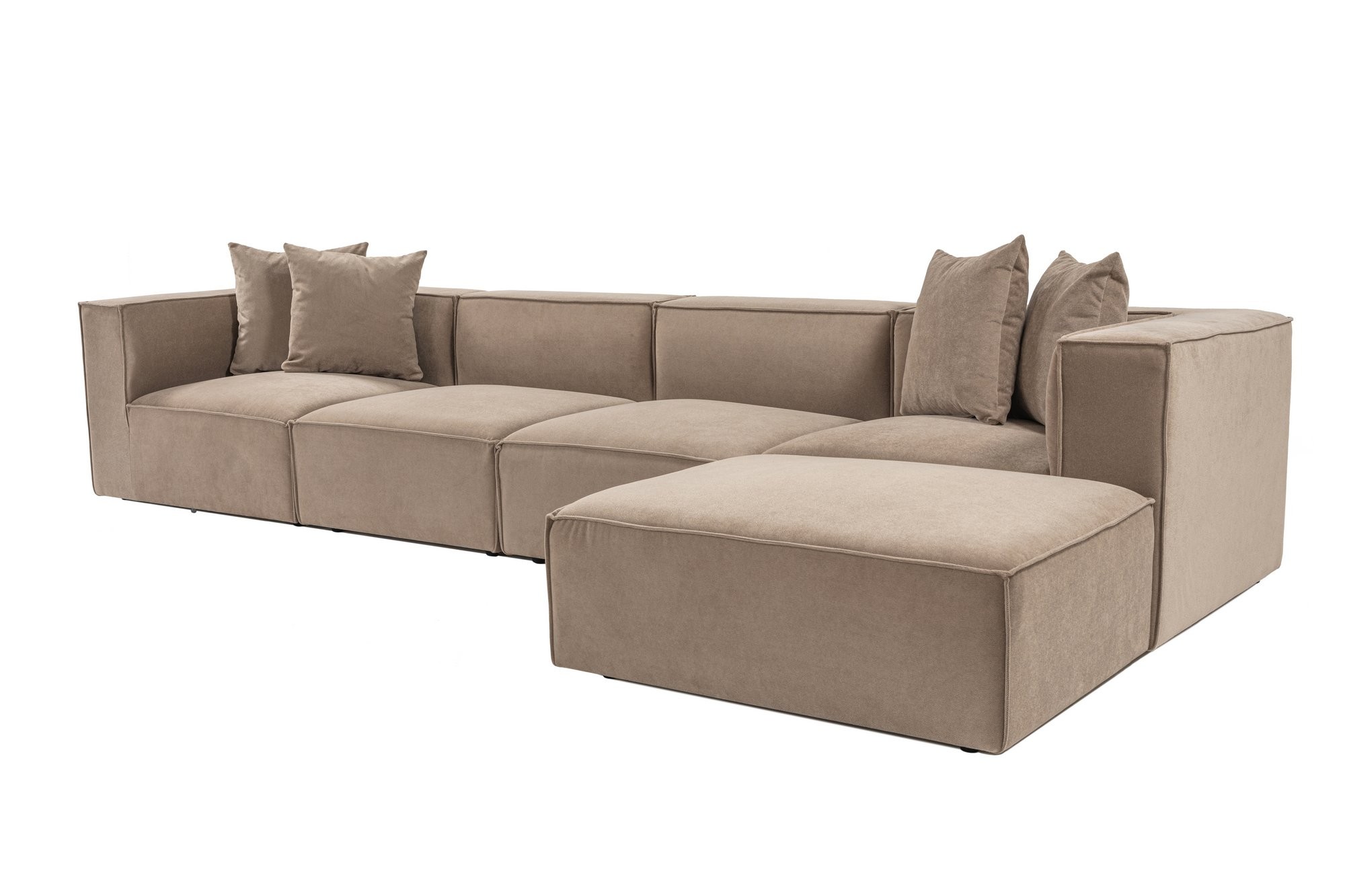 Rohová pohovka SORA (L1-O1-O1-1R-POUFFE ) ASIRGROUP (foto 927)