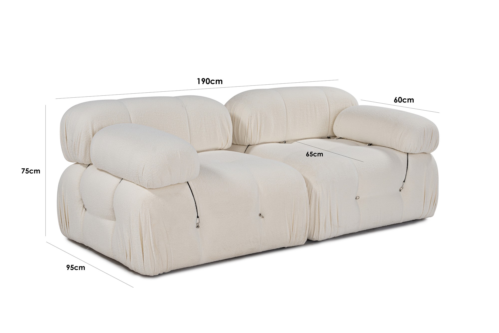 Pohovka dvoumístná BUBBLE 2 Seater (L1-1R) ASIRGROUP (foto 17)