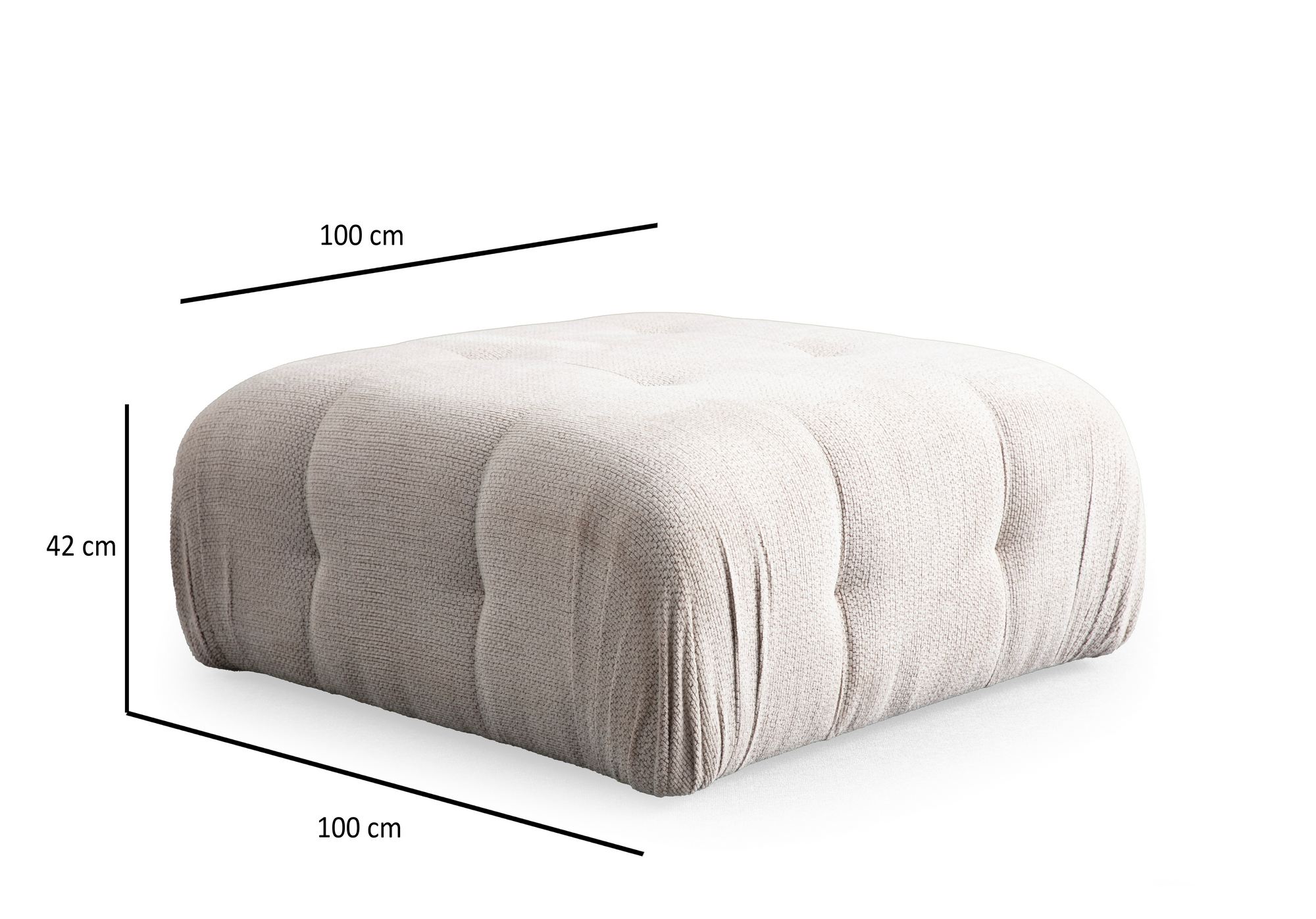 Rohová pohovka AMARIS 3 Seater With Pouffe ASIRGROUP (foto 13)