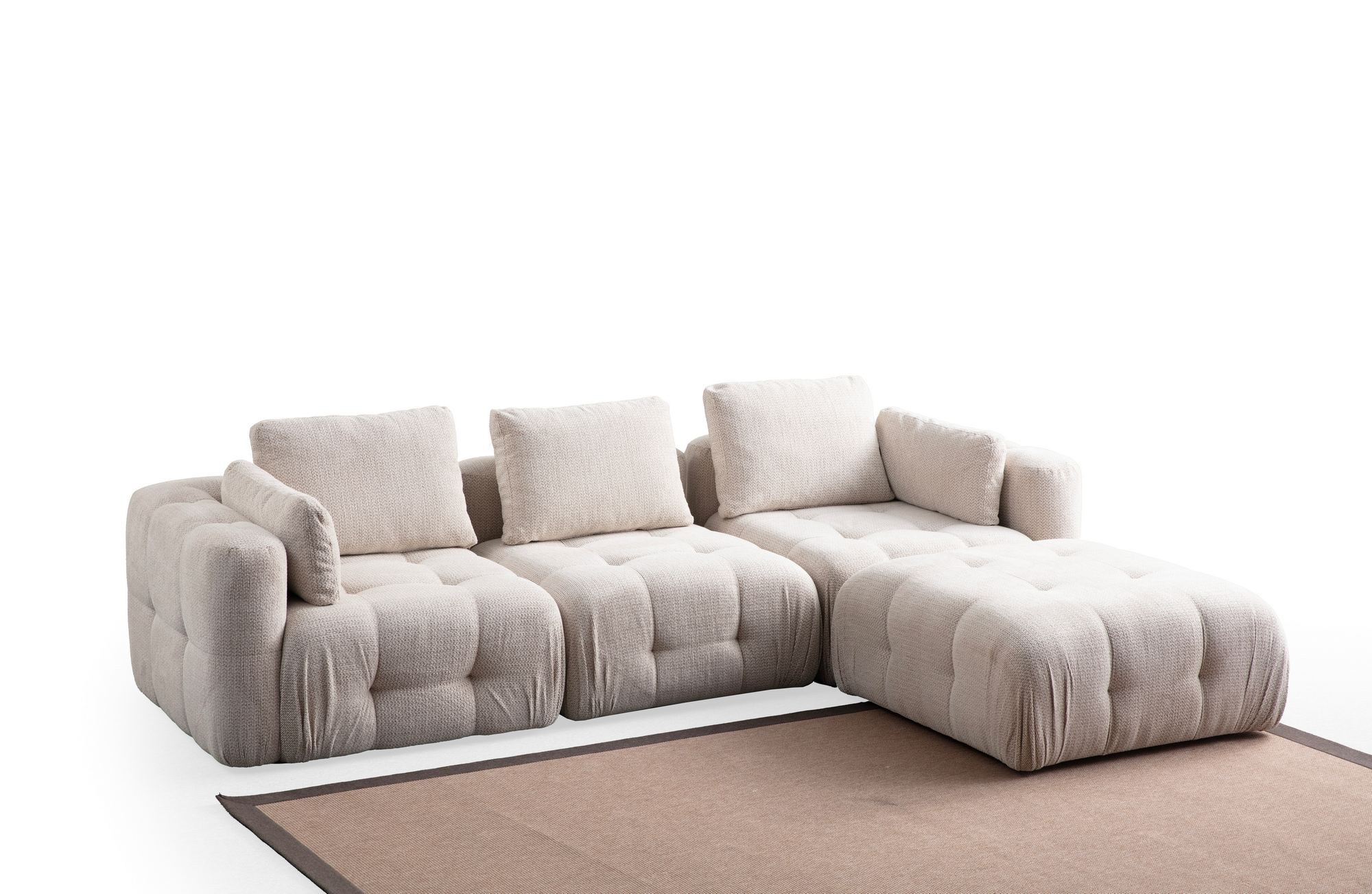 Rohová pohovka AMARIS 3 Seater With Pouffe ASIRGROUP (foto 5)