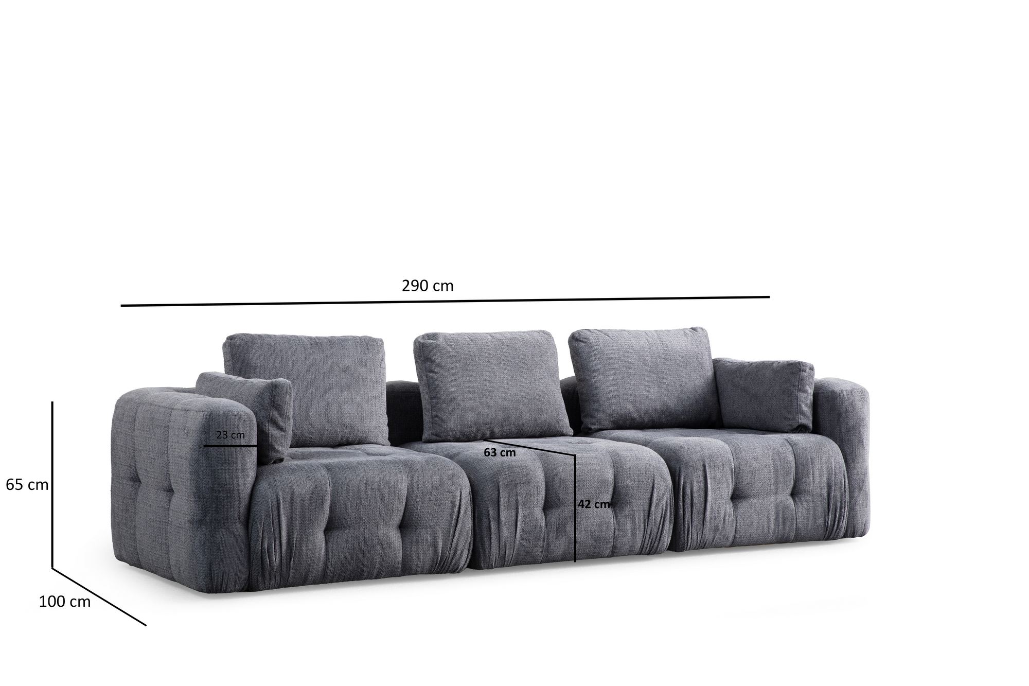 Pohovka trojmístná AMARIS 3 Seater ASIRGROUP (foto 87)