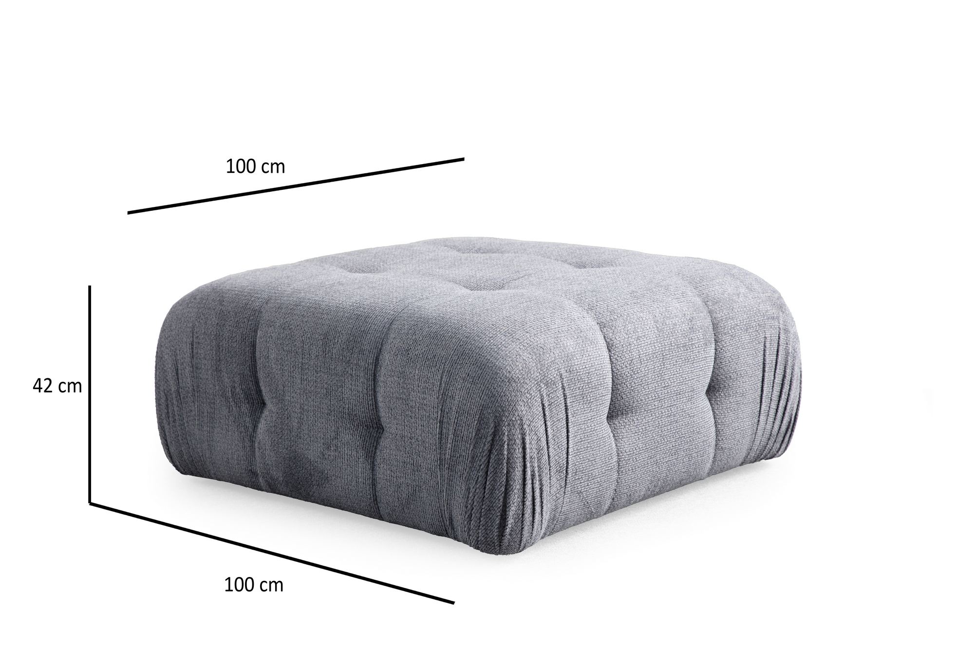 Rohová pohovka AMARIS 2 Seater With Pouffe ASIRGROUP (foto 40)